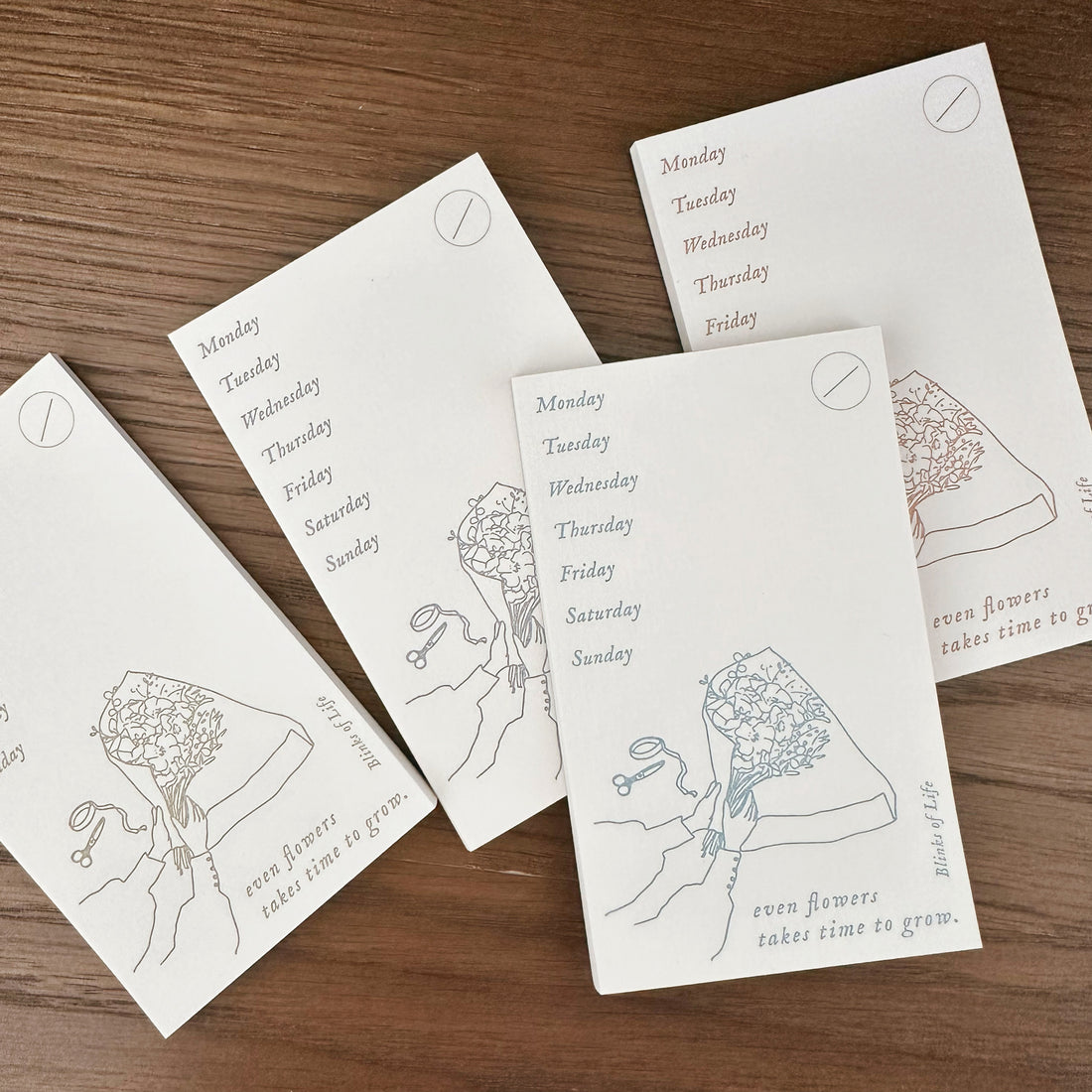 Blinks of Life - BOL - Letterpress Label Book Rubber Stamp - Journal Inspiration