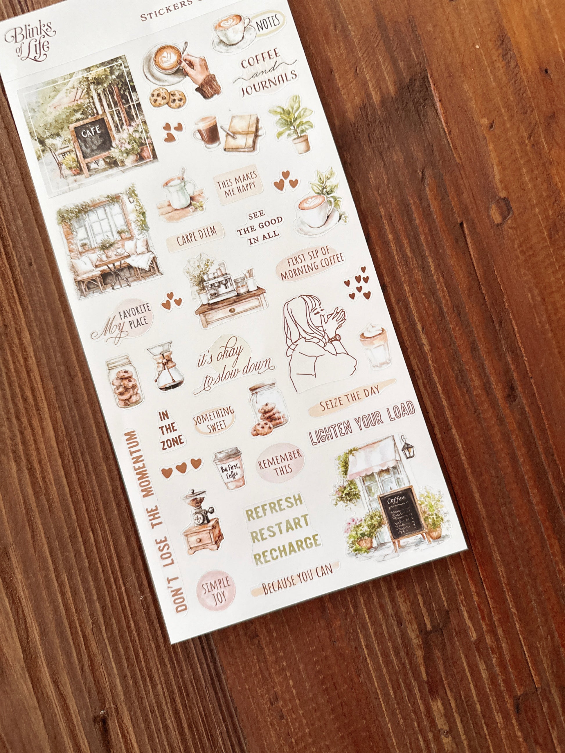 Blinks of Life Journal Planner Sticker No. 67