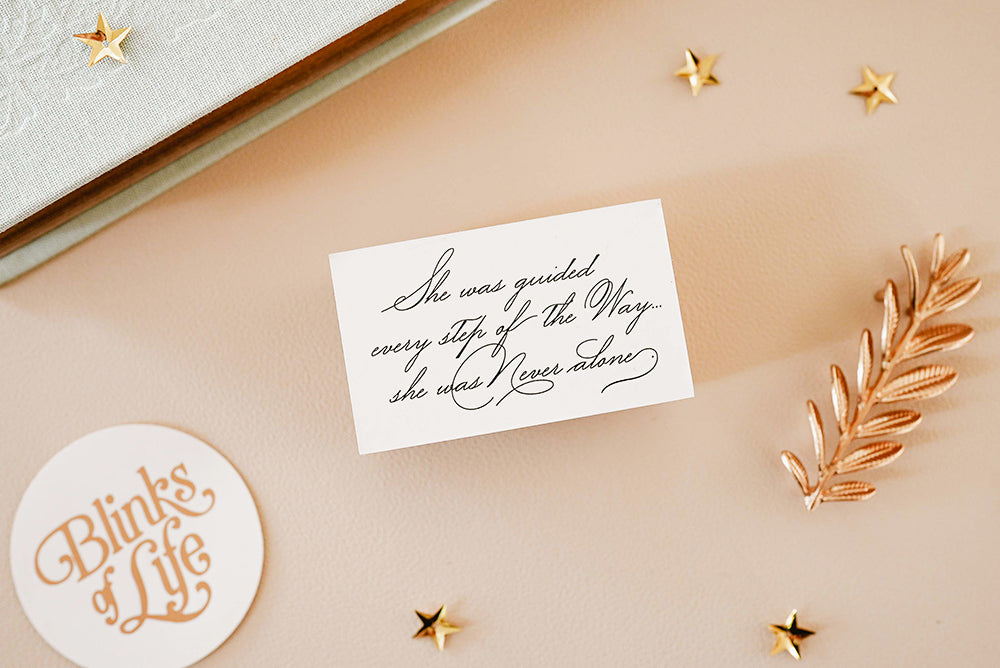 Blinks of Life - Faith Rubber Stamp