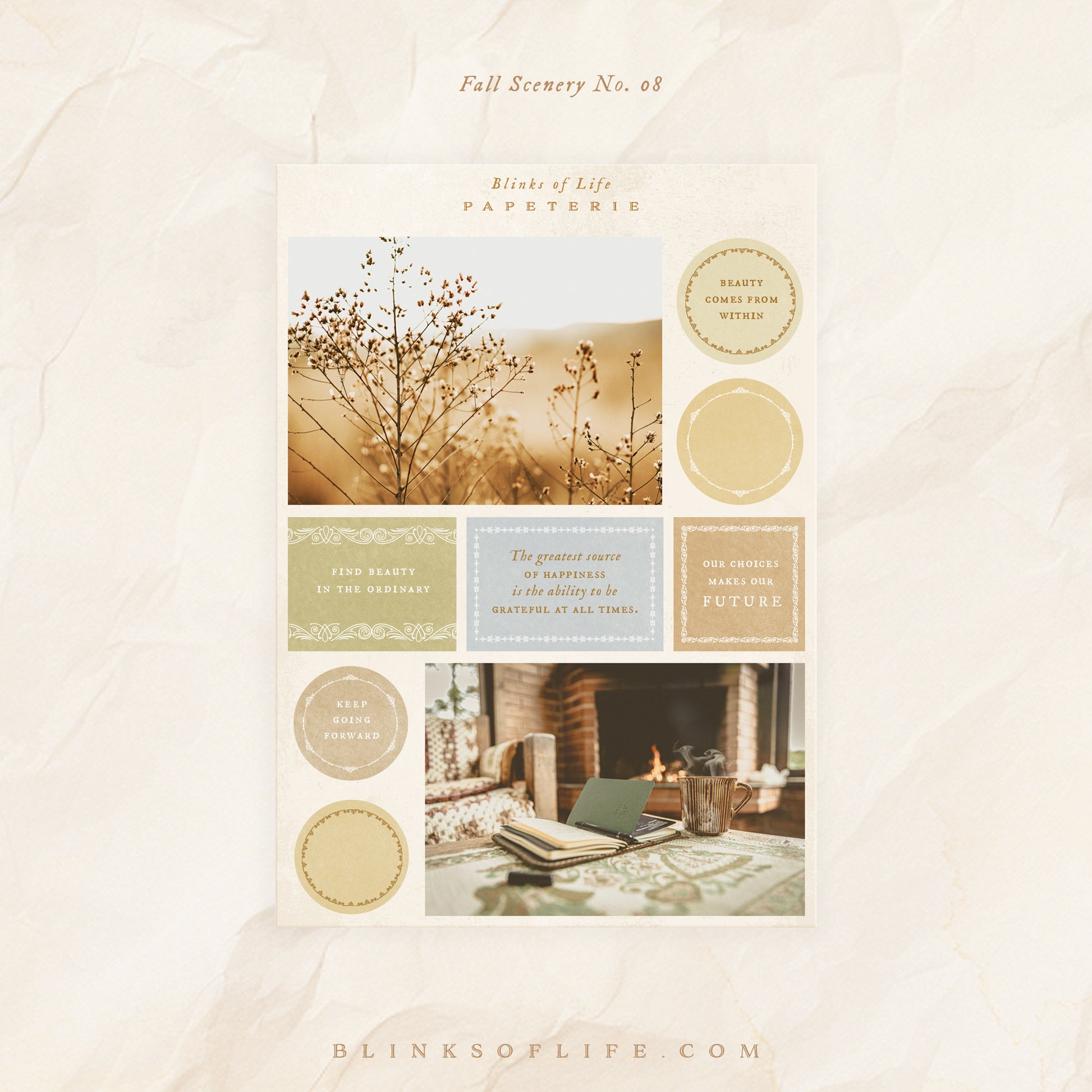 Blinks of Life - Fall Scenery Stickers