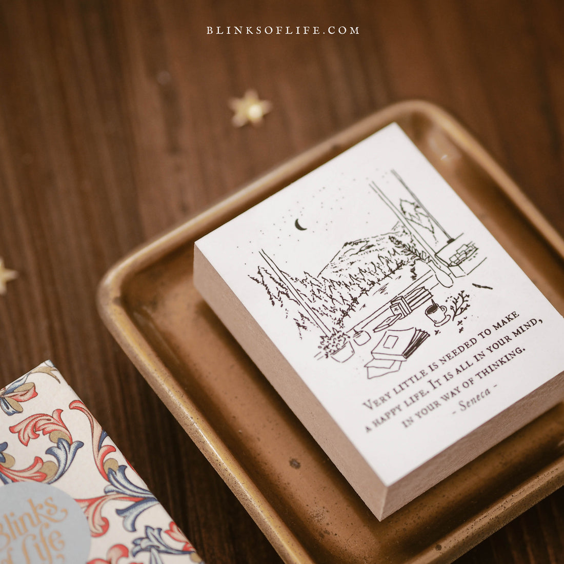 Blinks of Life - Very Little is Needed - Rubber Stamp Collection