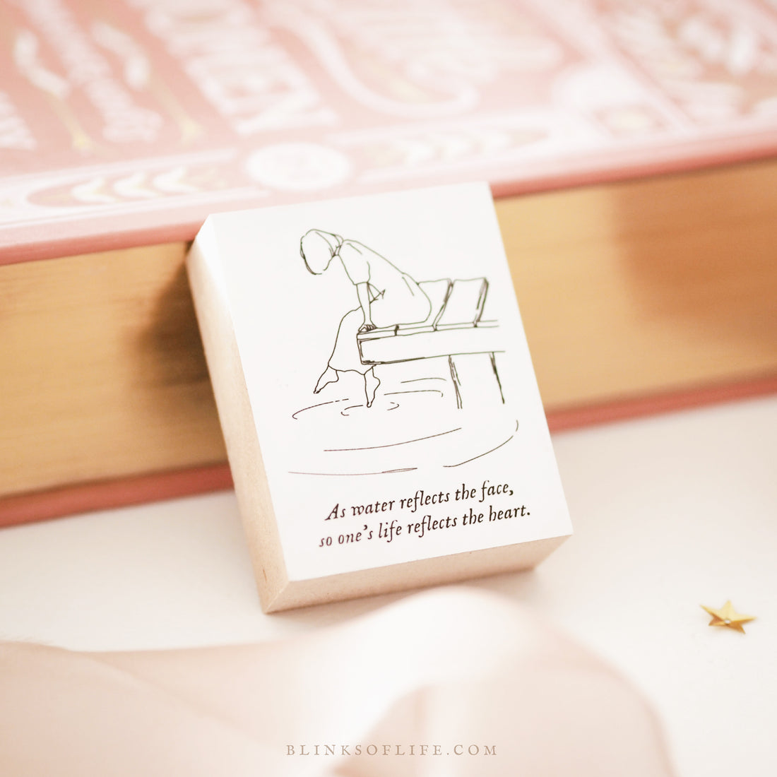 Blinks of Life - One's Life Reflects the Heart - Rubber Stamp Collection