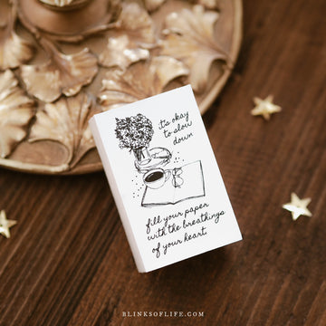 Blinks of Life - Fill Your Paper - Rubber Stamp