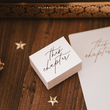 Blinks of Life - Rubber Stamp - This Chapter
