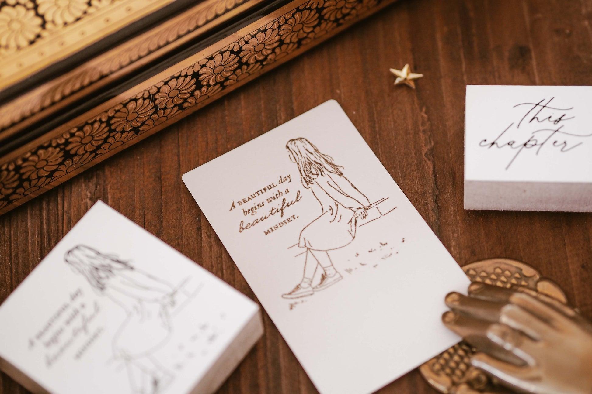 Blinks of Life - Rubber Stamp - A Beautiful Day Begins