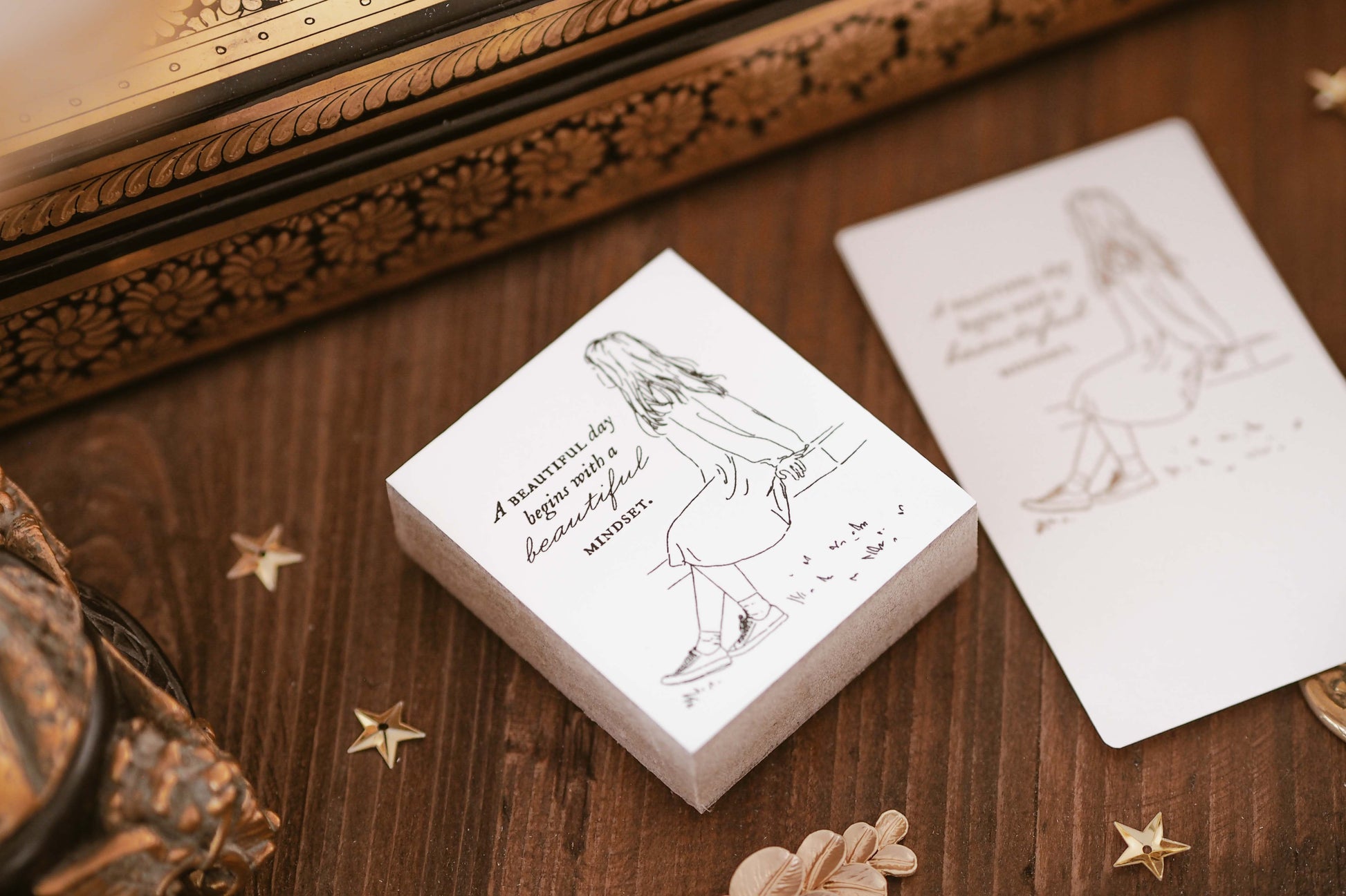 Blinks of Life - Rubber Stamp - A Beautiful Day Begins