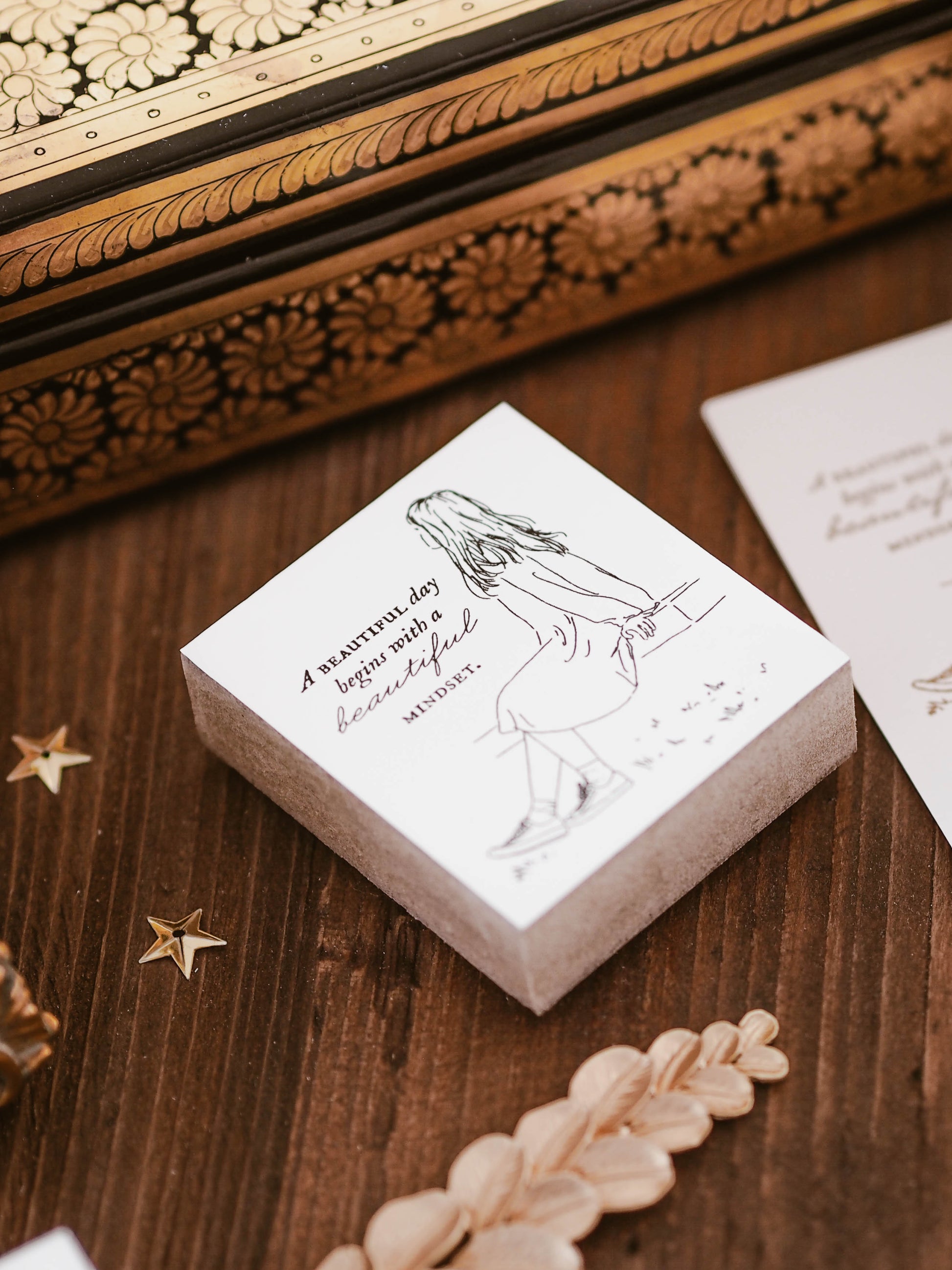 Blinks of Life - Rubber Stamp - A Beautiful Day Begins