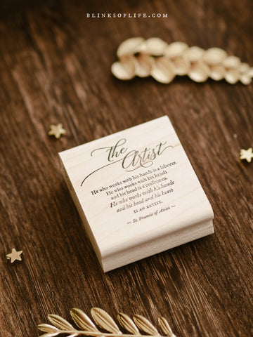 Blinks of Life - Rubber Stamp - The Artist