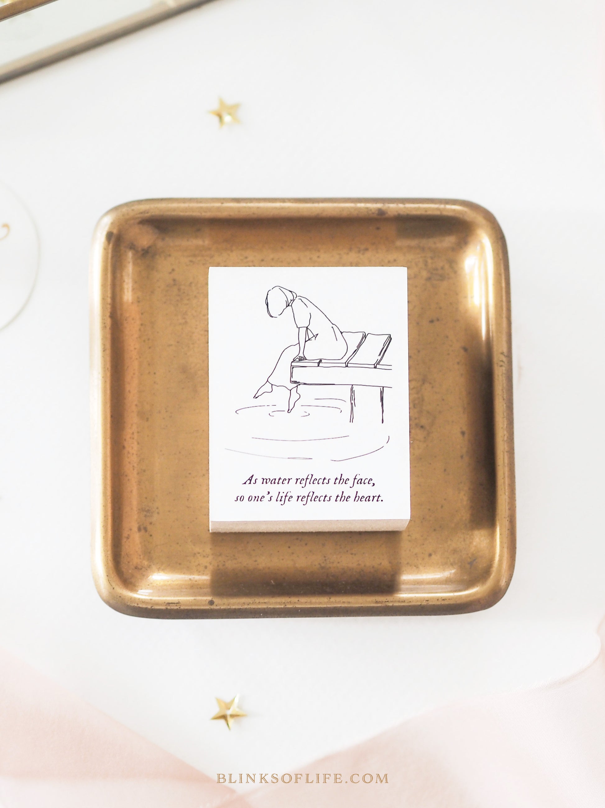 Blinks of Life - One's Life Reflects the Heart - Rubber Stamp Collection