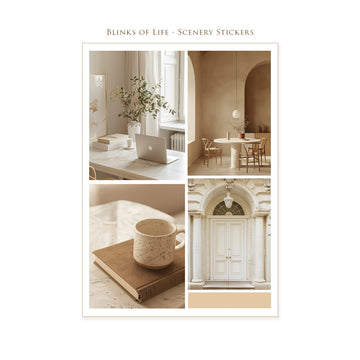 Scenery Stickers #01 - 2 sheets