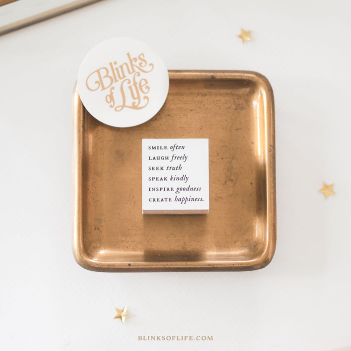 Blinks of Life - Affirmations - Rubber Stamp Collection