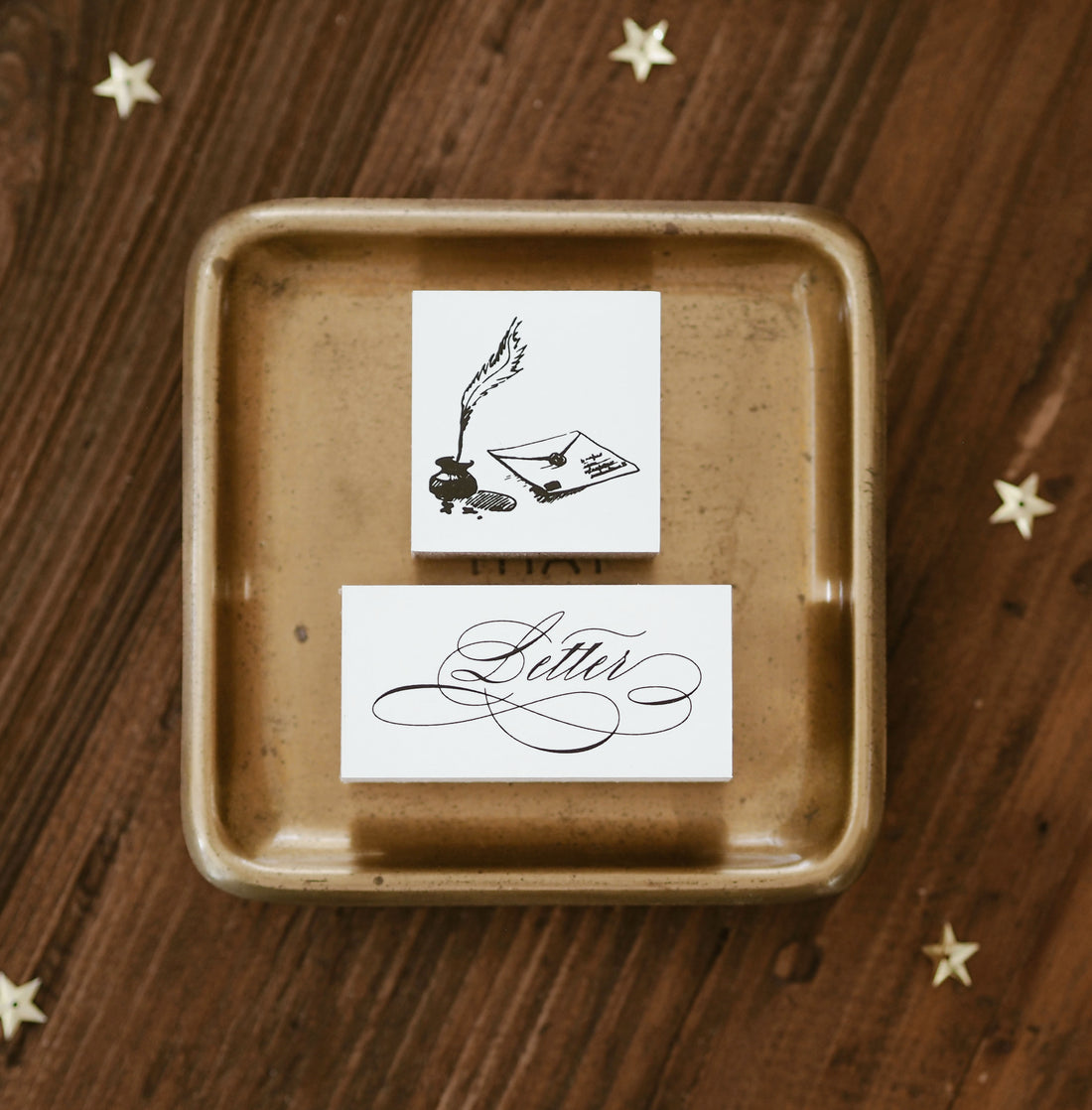 Blinks of Life - Vintage Letter Mail Rubber Stamp