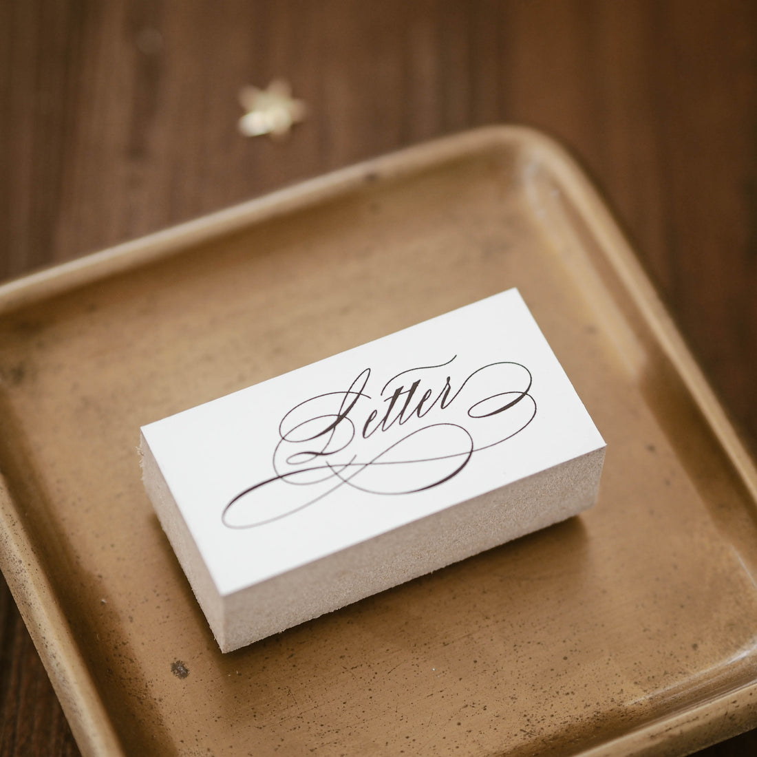 Blinks of Life - Letter Calligraphy Word - Rubber Stamp Collection