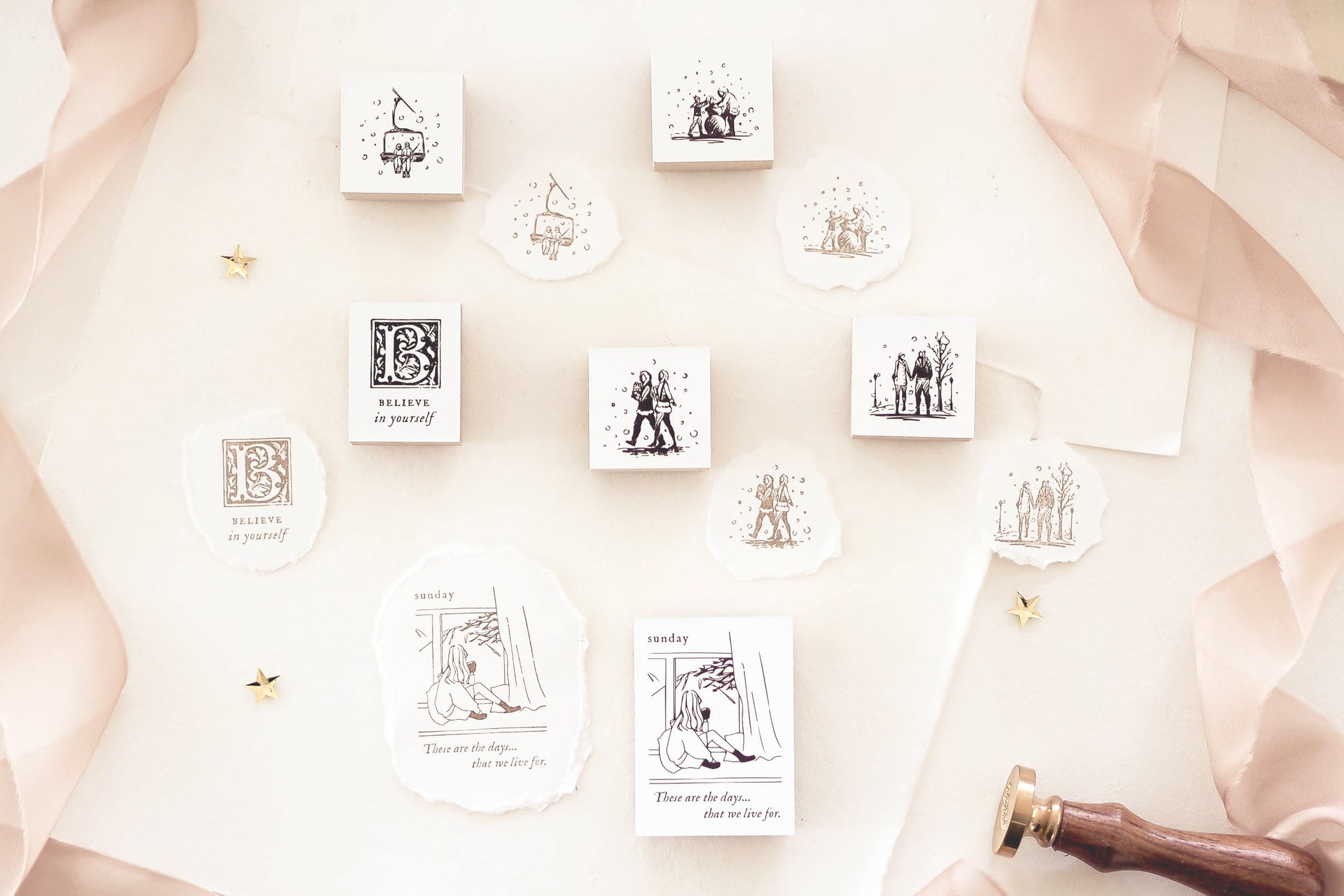 Blinks of Life Rubber Stamp December Collection 2021 - Life Captured in December