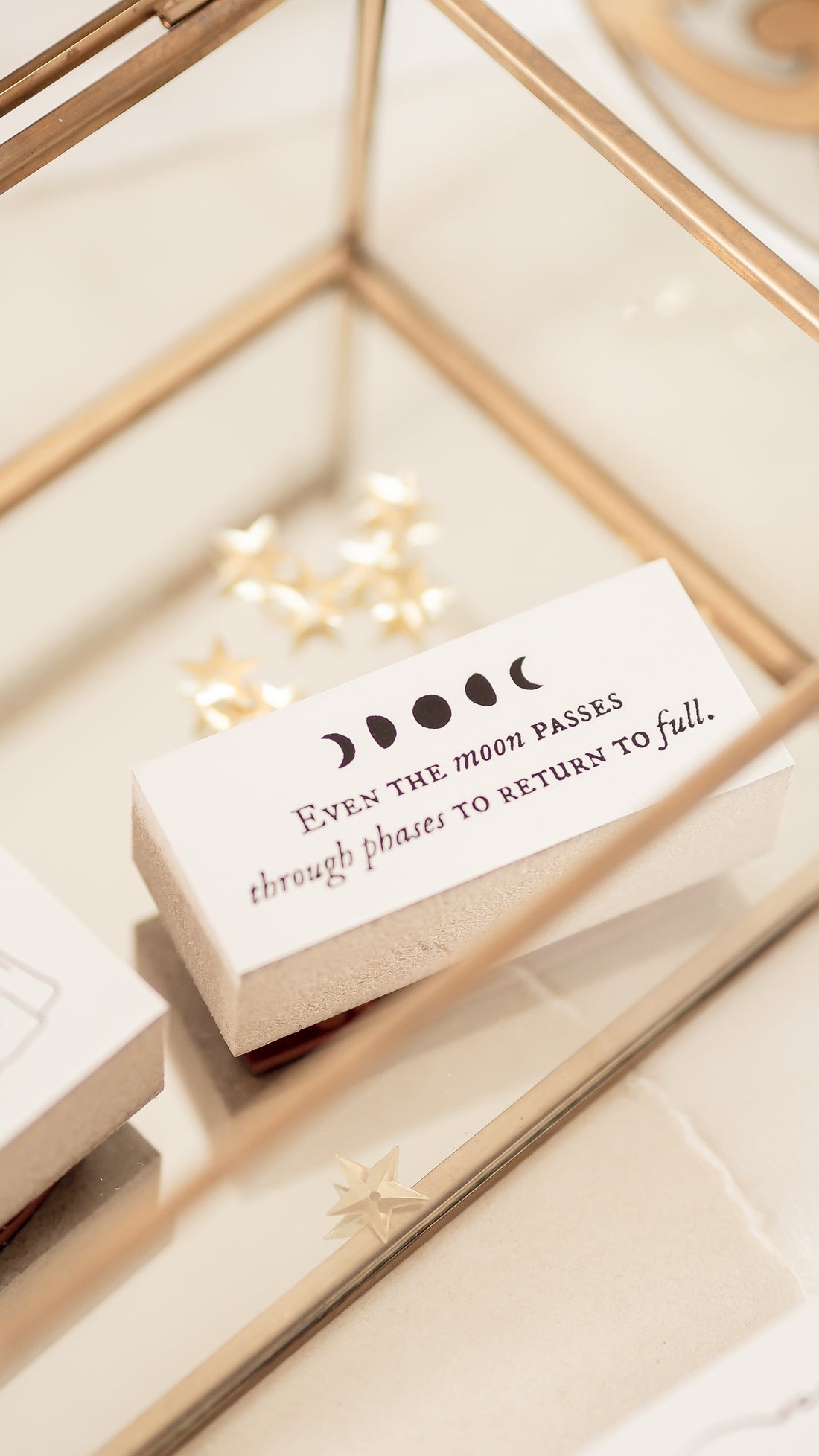 Even the Moon - Blinks of Life Rubber Stamp