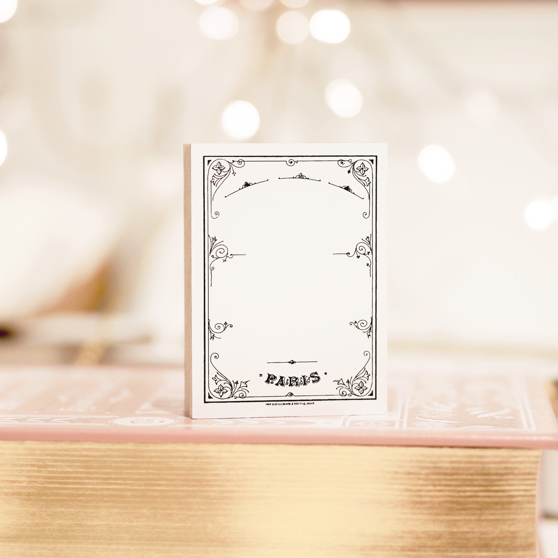 Blinks of Life - Paris Streets Collection - Paris Vintage Frame Rubber Stamp