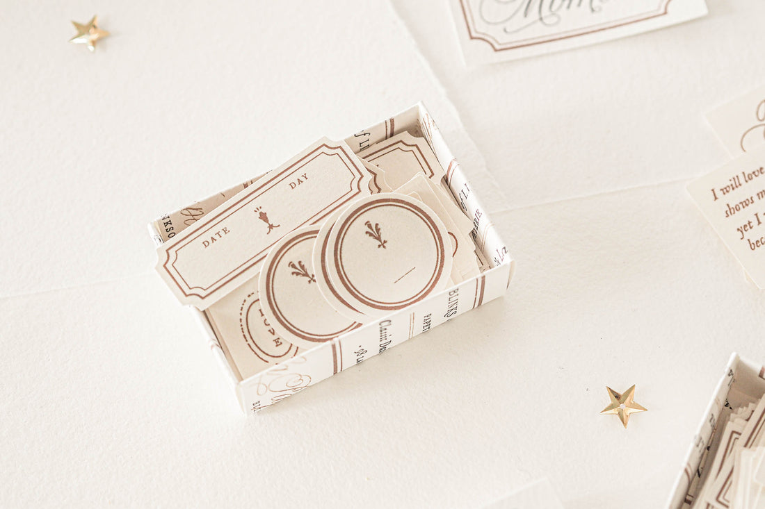 Blinks of Life - Classic Daily Labels - Classic Brown