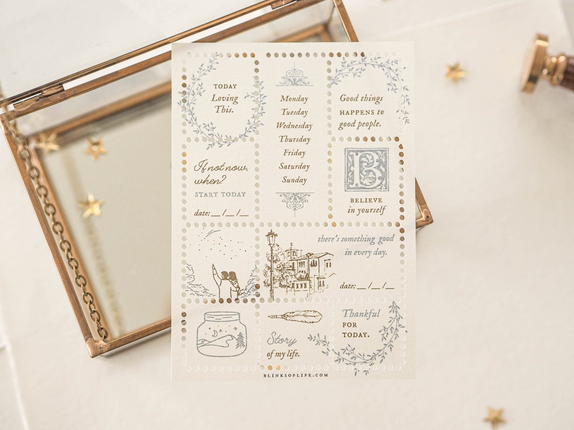 Blinks of Life - Stamp Sheets