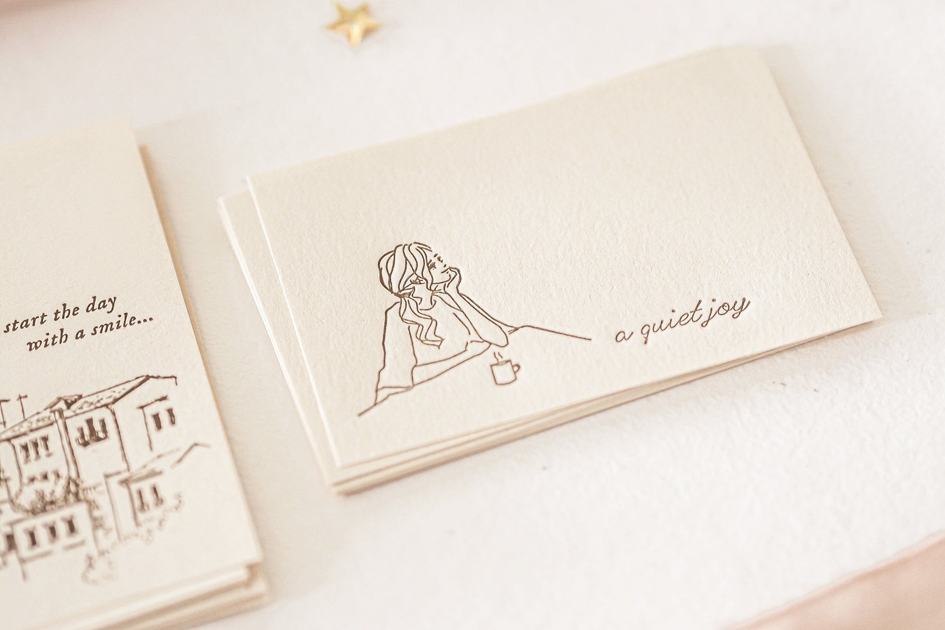 Blinks of Life - Letterpress Journal Cards