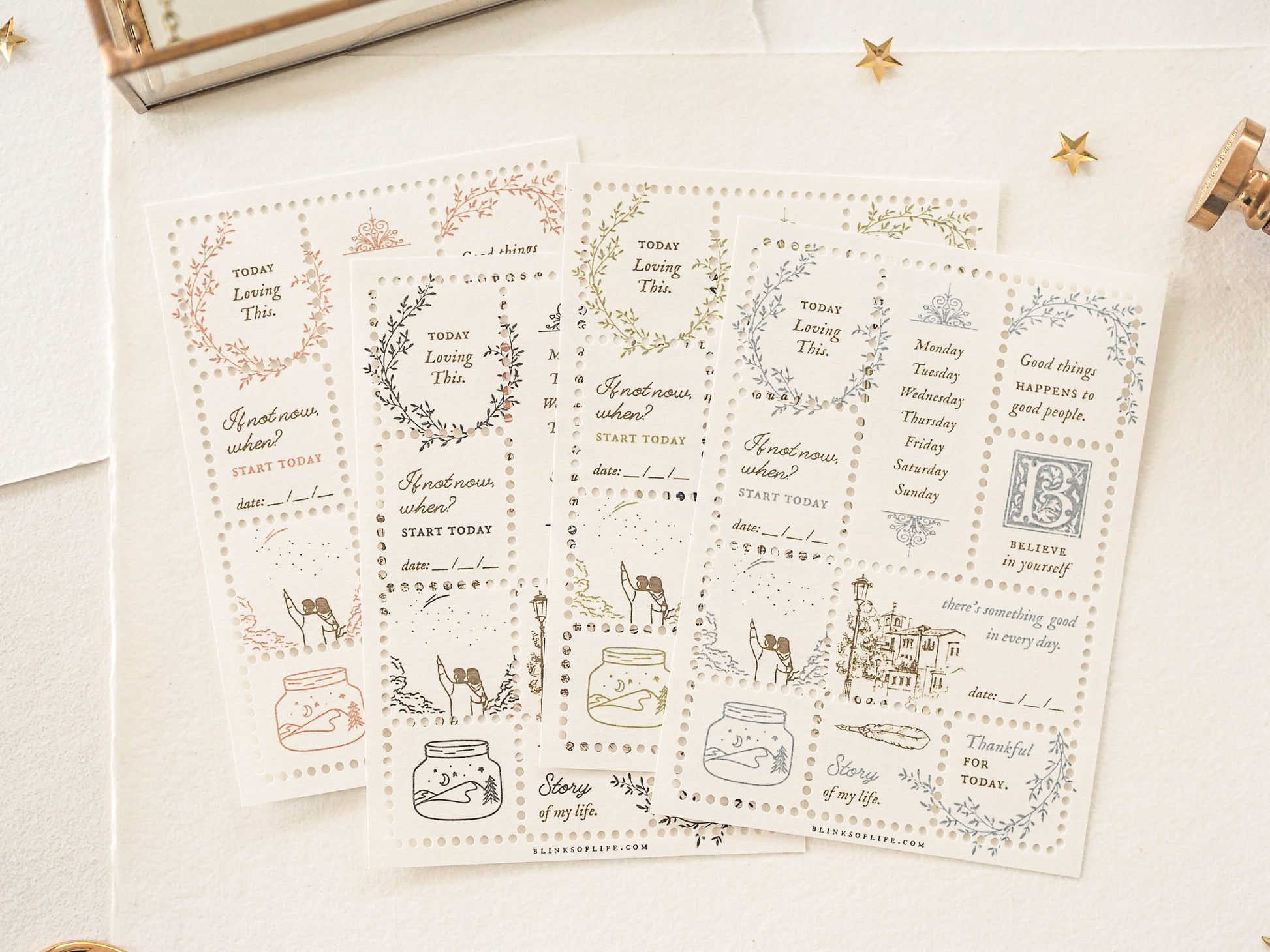 Blinks of Life - Stamp Sheets