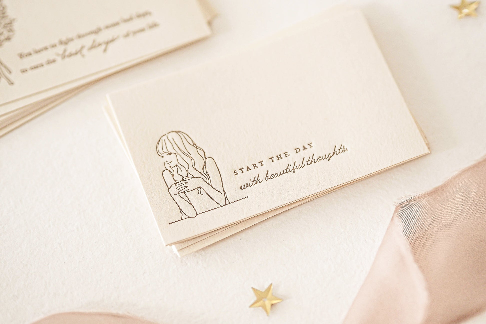 Blinks of Life - Letterpress Journal Cards