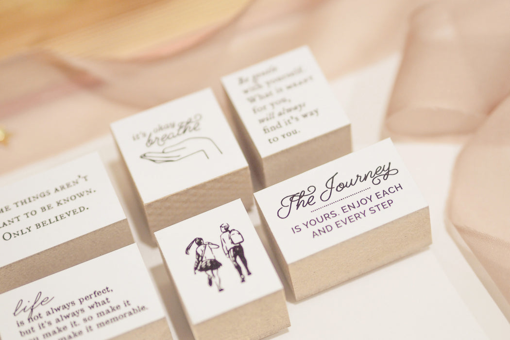 Blinks of Life - Journal Quote Stamp - The Journey is Yours