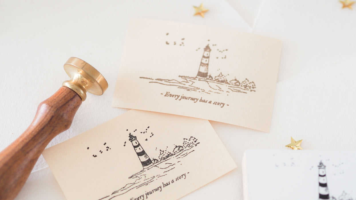 Blinks of Life - Rubber Stamp - Every Journey Has a Story