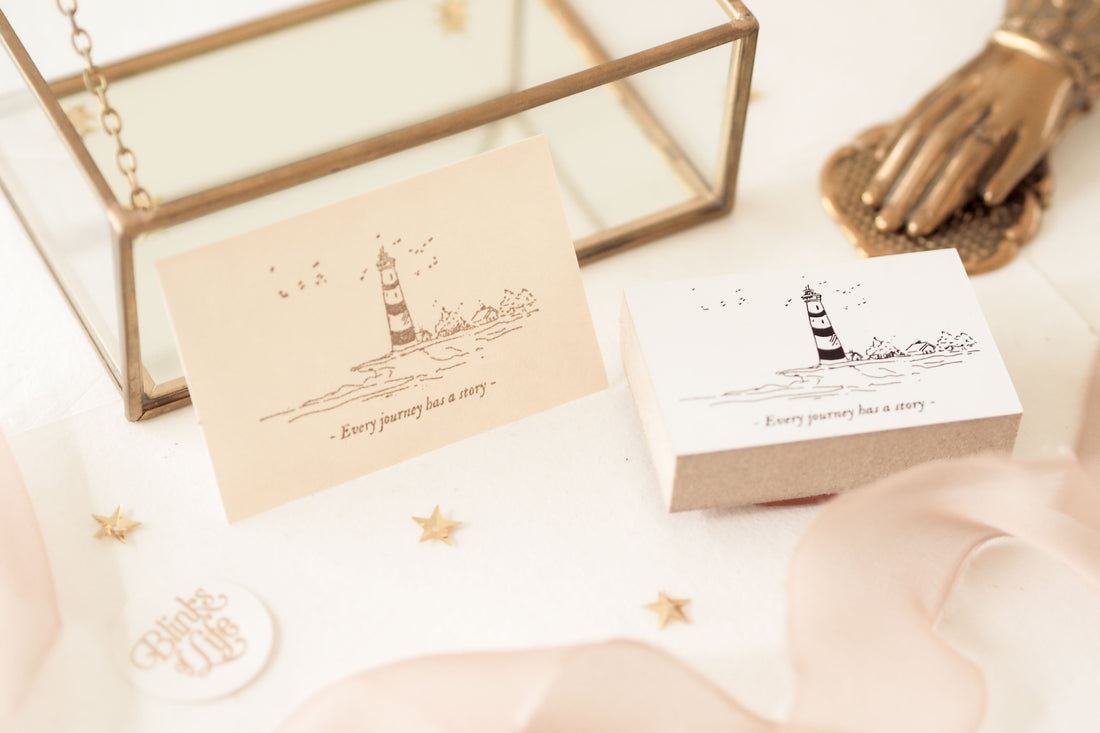 Blinks of Life - Rubber Stamp - Every Journey Has a Story