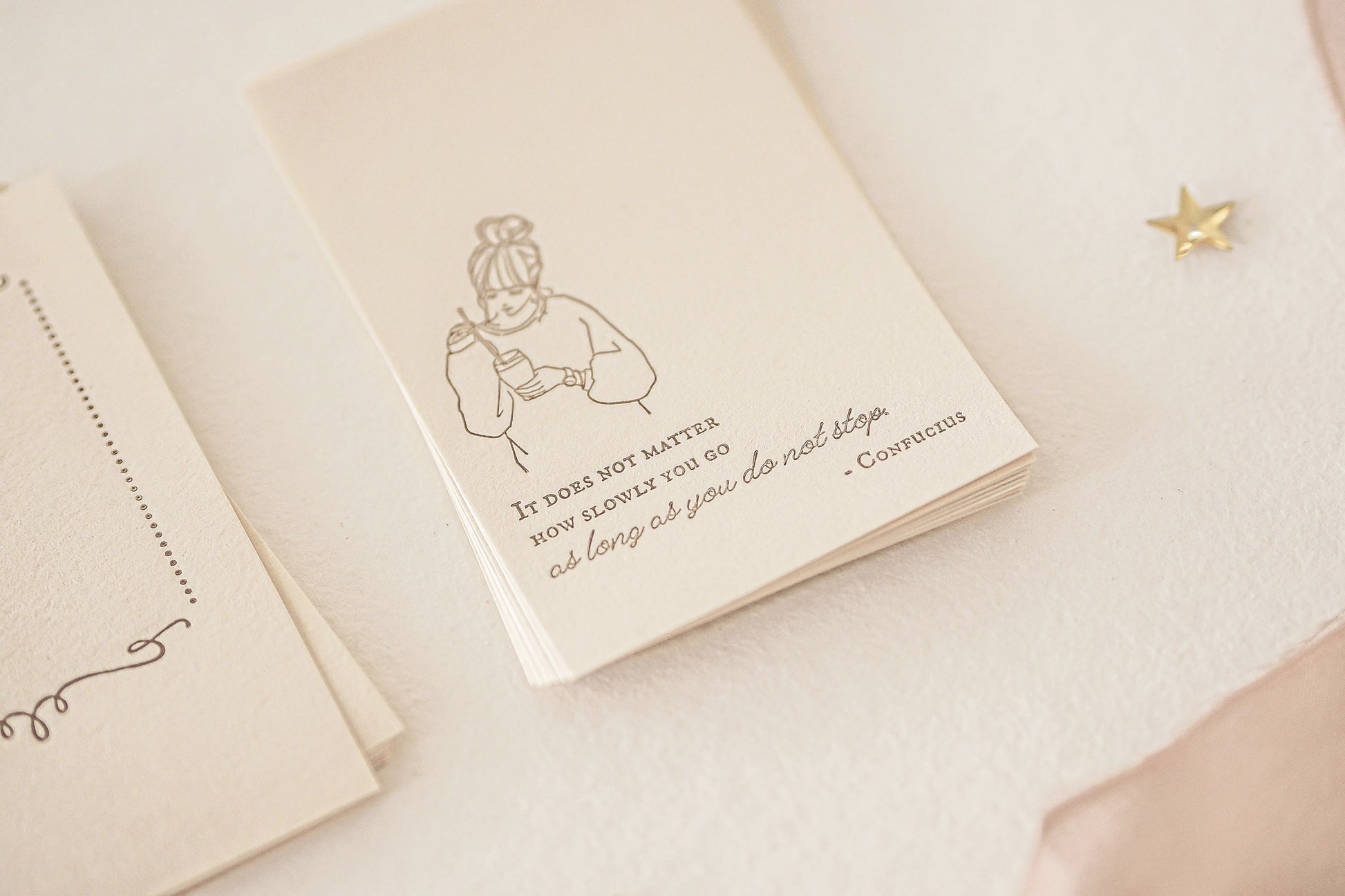 Blinks of Life - Letterpress Journal Cards