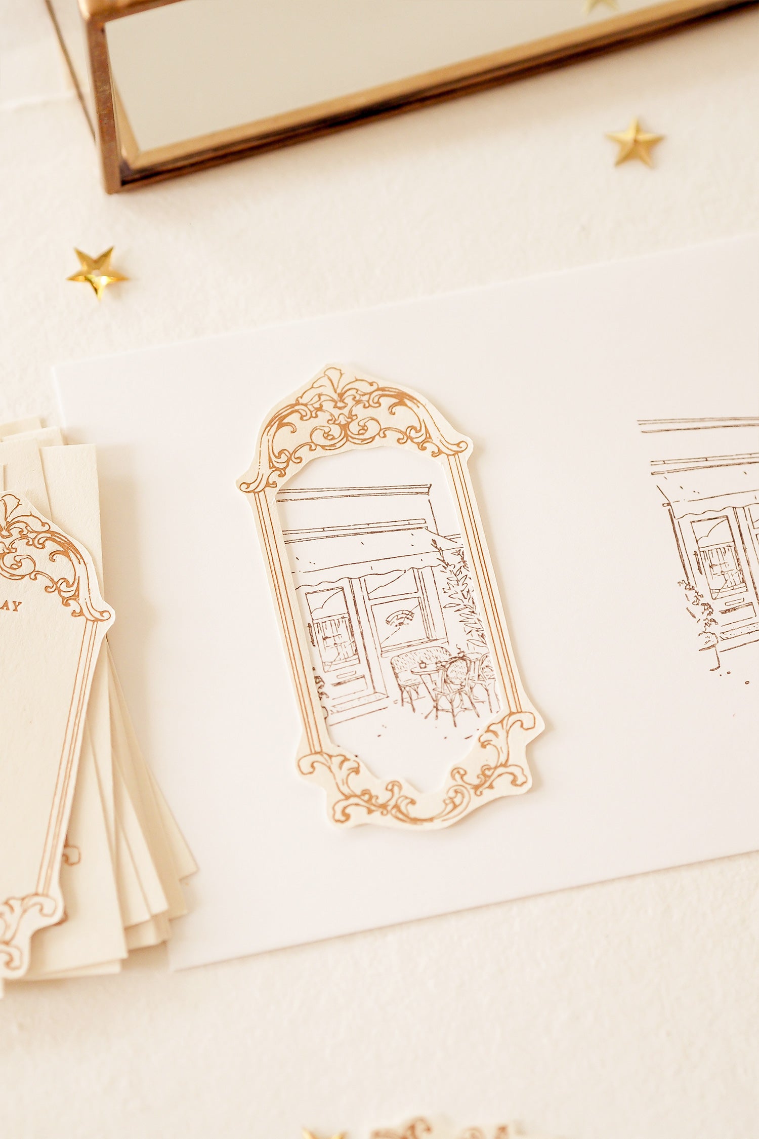 Blinks of Life - Streets of Paris Stamp Collection - Coffee en terrasse