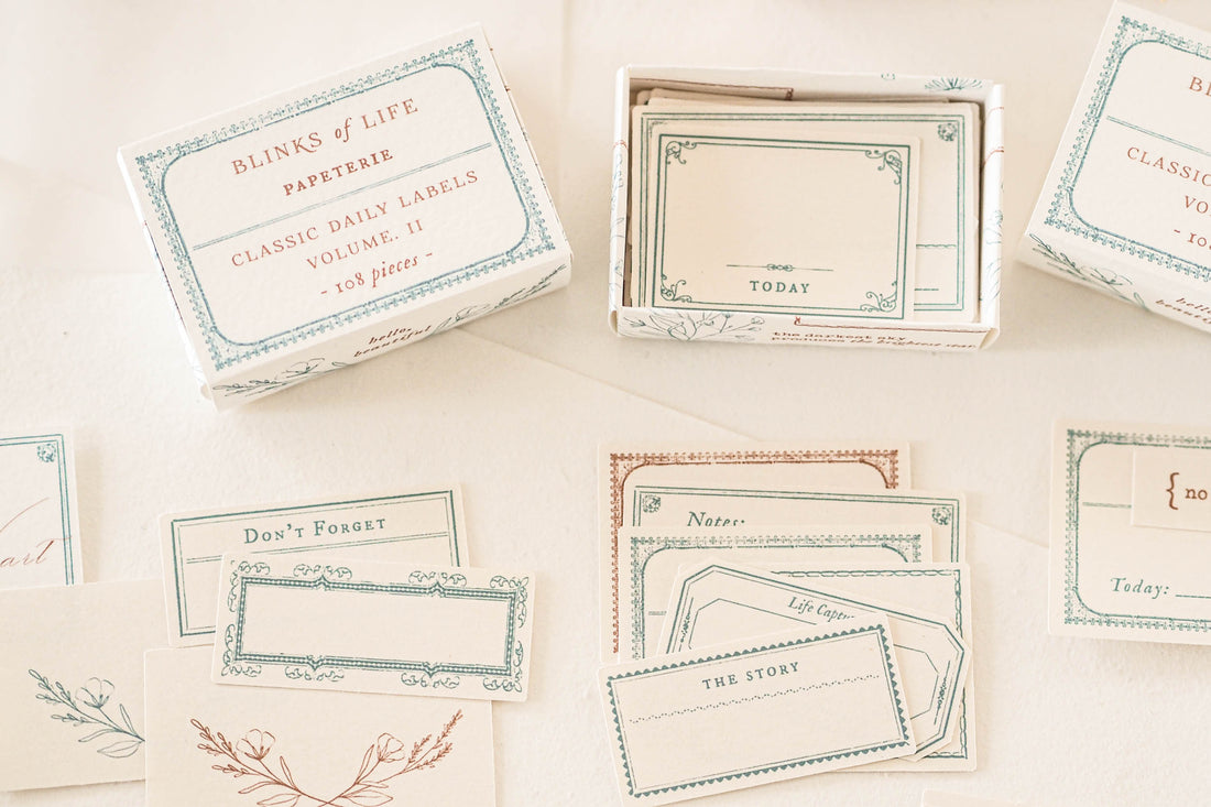 Blinks of Life - Classic Label Box Vol. II - Brown/French Blue