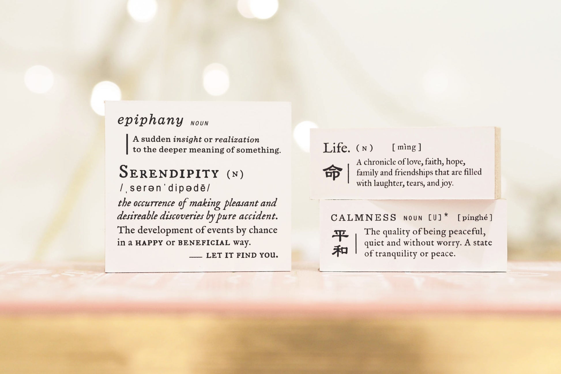 Blinks of Life: Dictionary Collection: Life