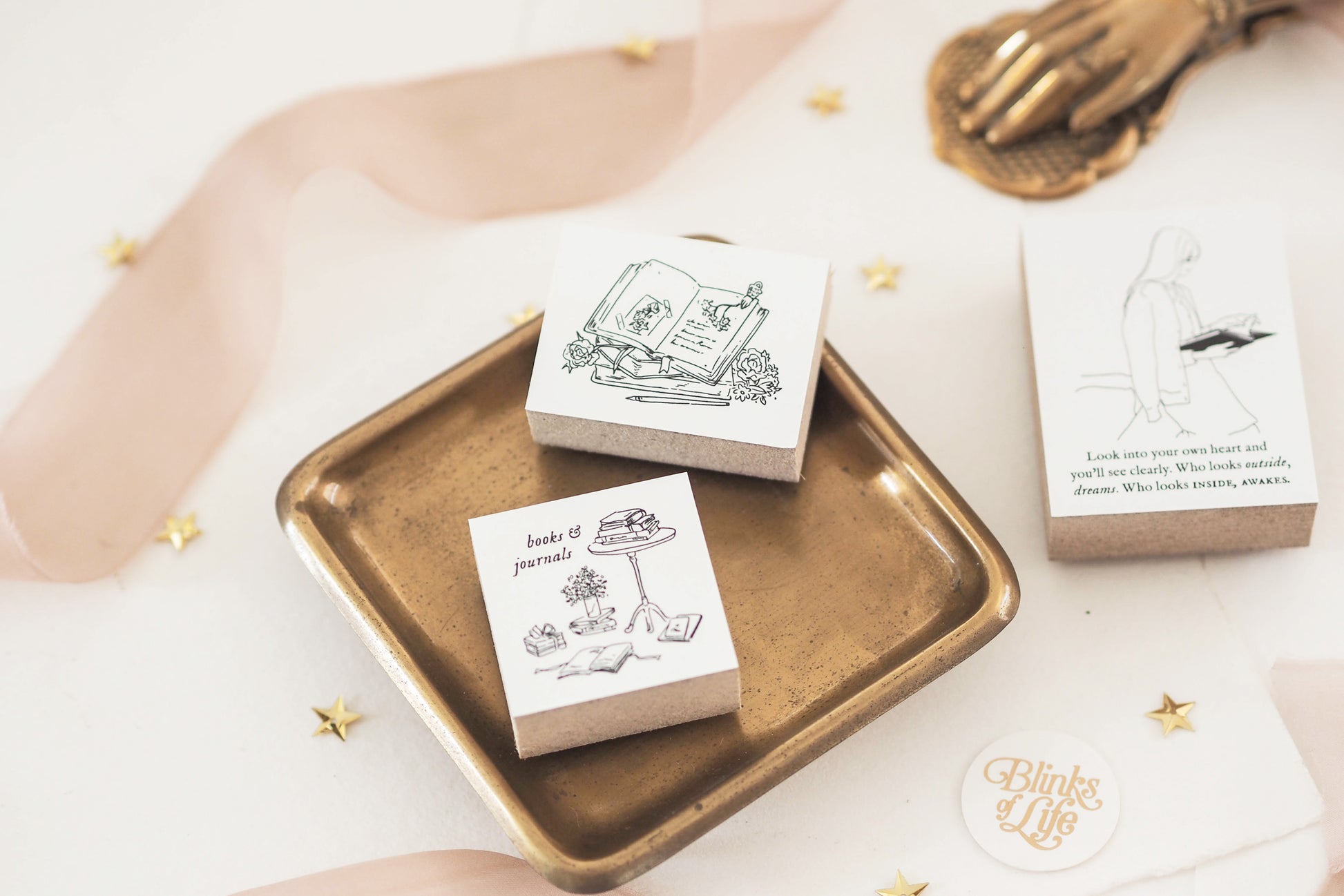 Blinks of Life - Rubber Stamp - Books & Journals