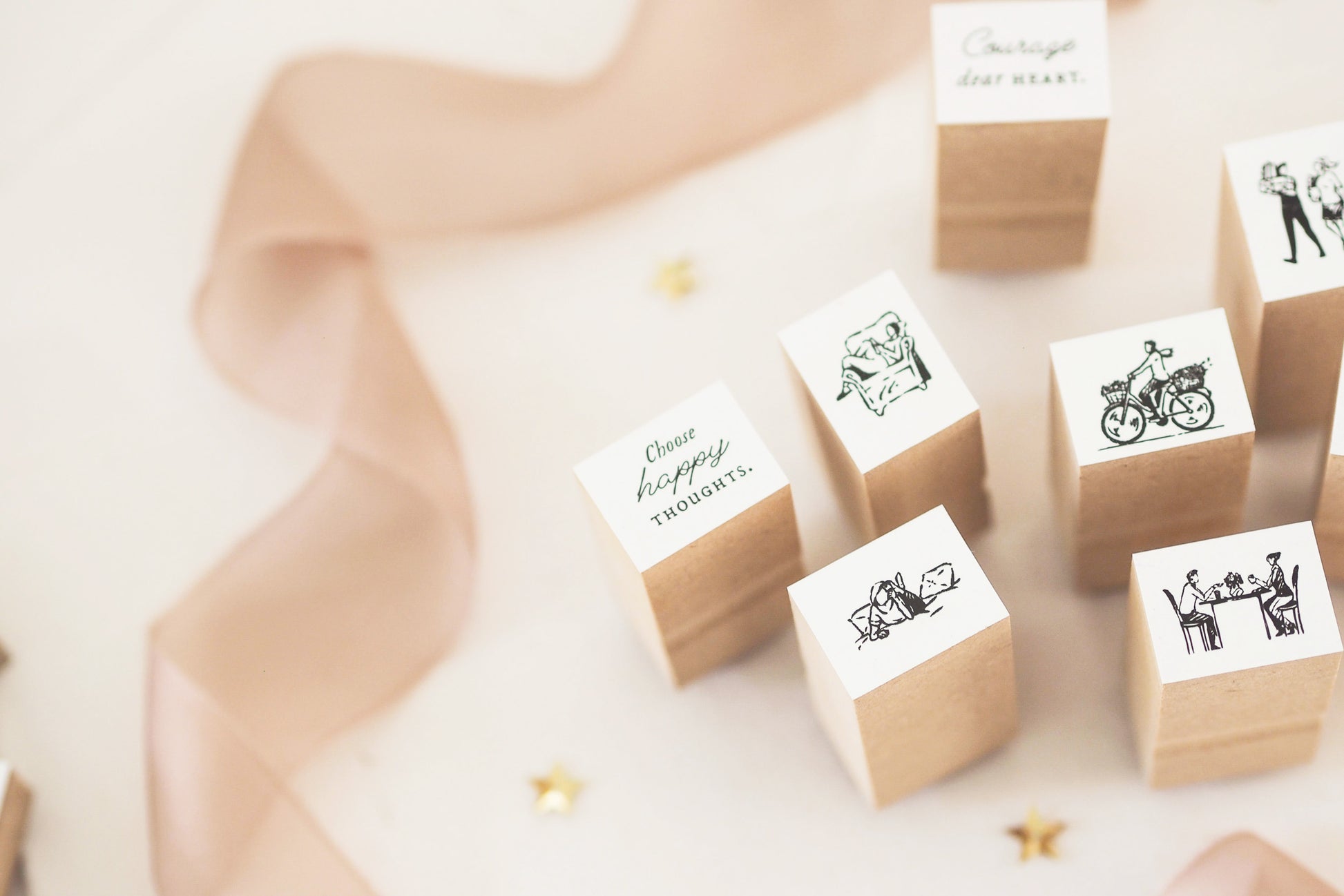 Blinks of Life Rubber Stamp - Words that Heal