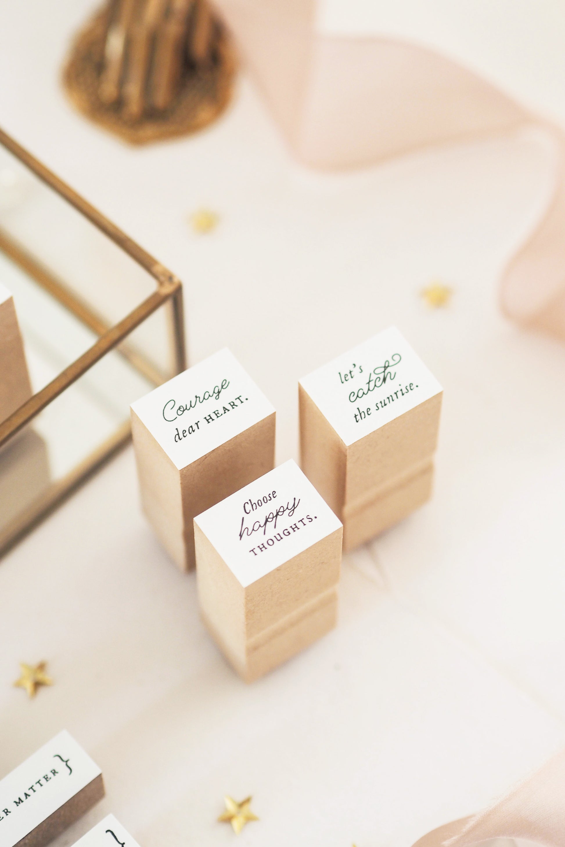 Blinks of Life Rubber Stamp - Words that Heal