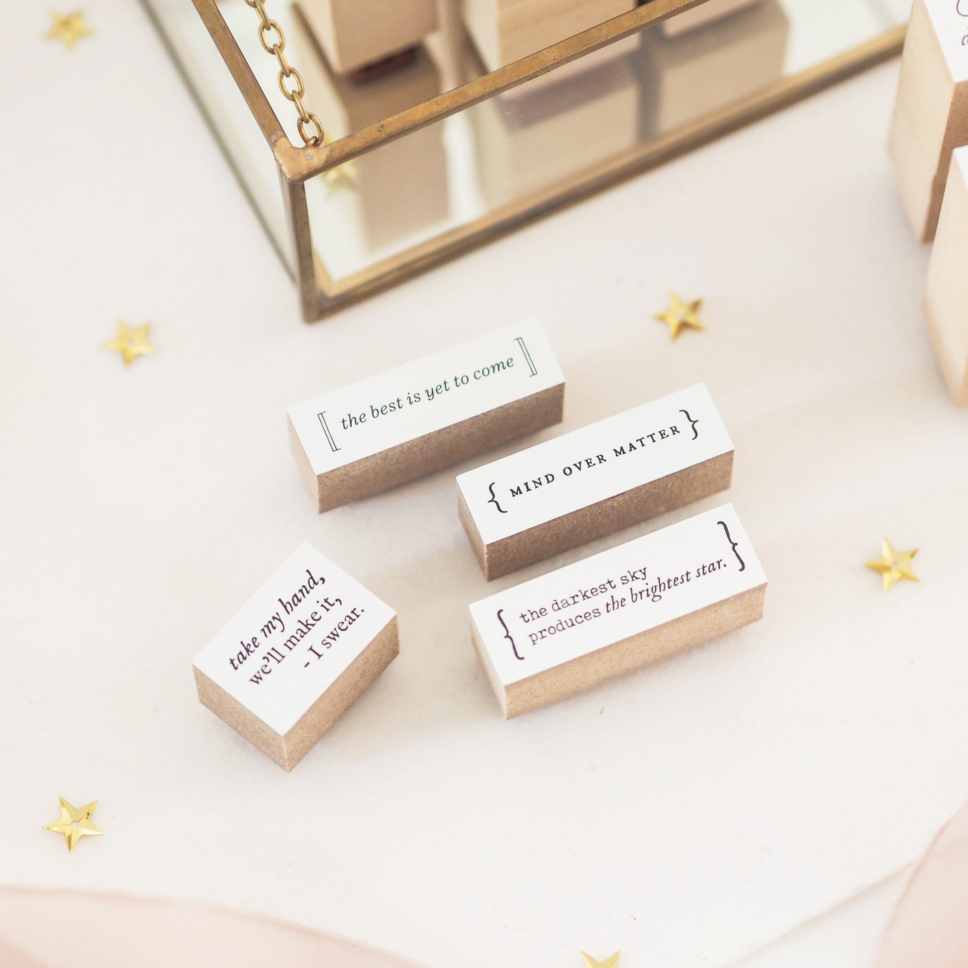 Blinks of Life Rubber Stamp - Words that Heal