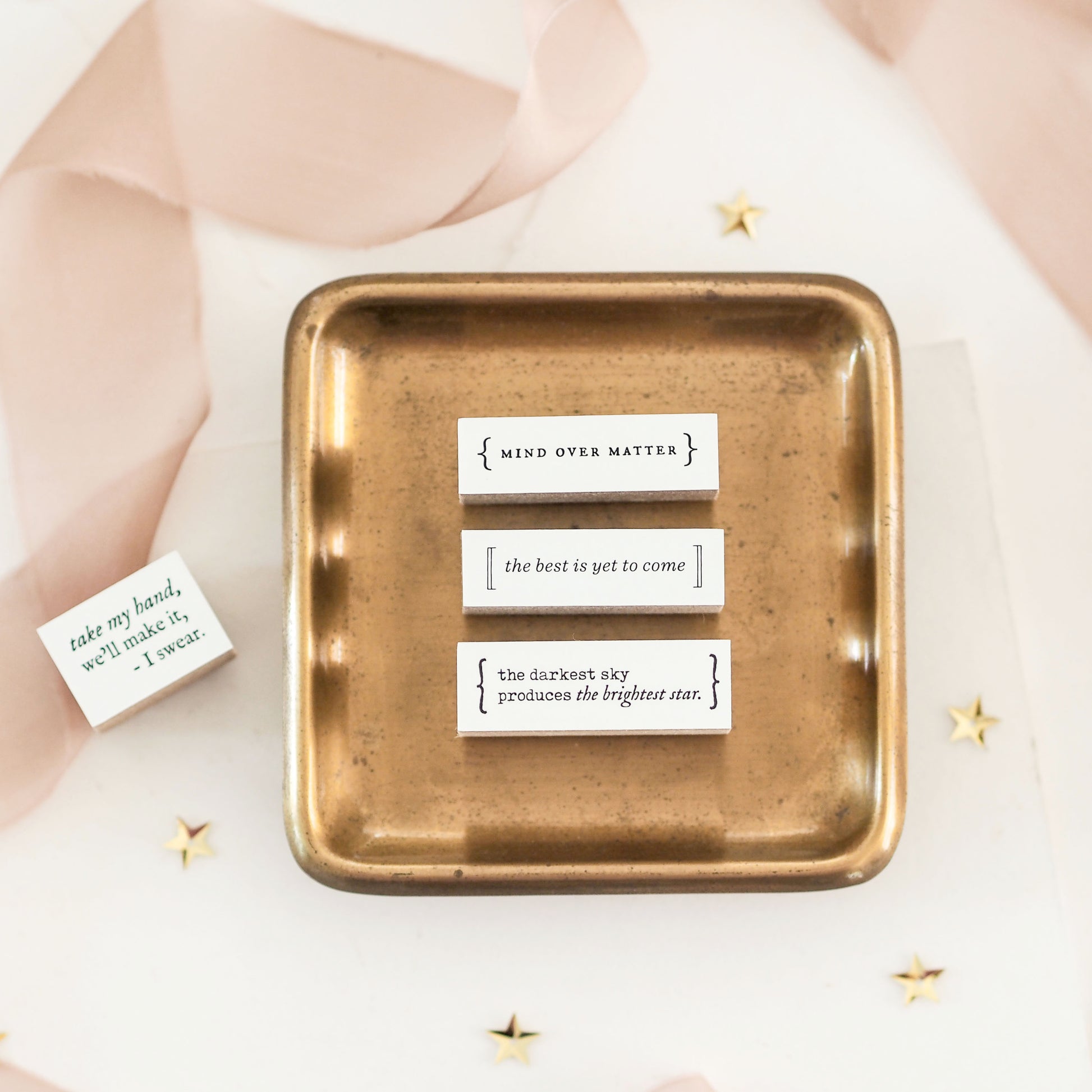 Blinks of Life Rubber Stamp - Words that Heal