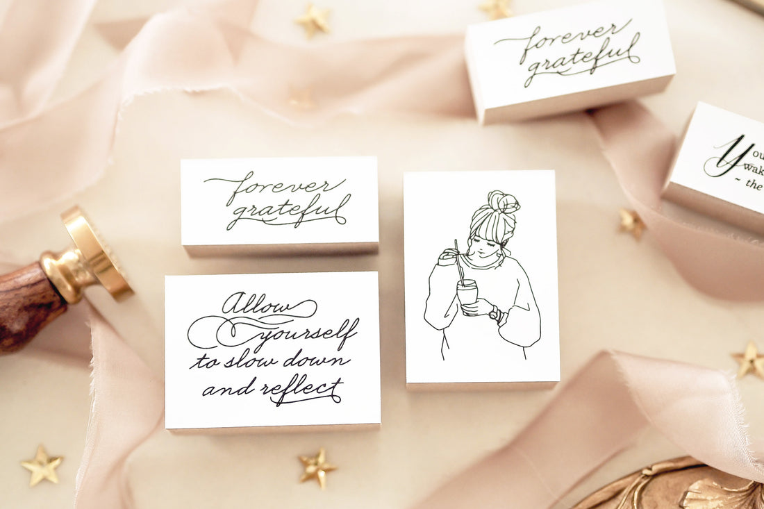 Blinks of Life - Slow Down Rubber Stamp