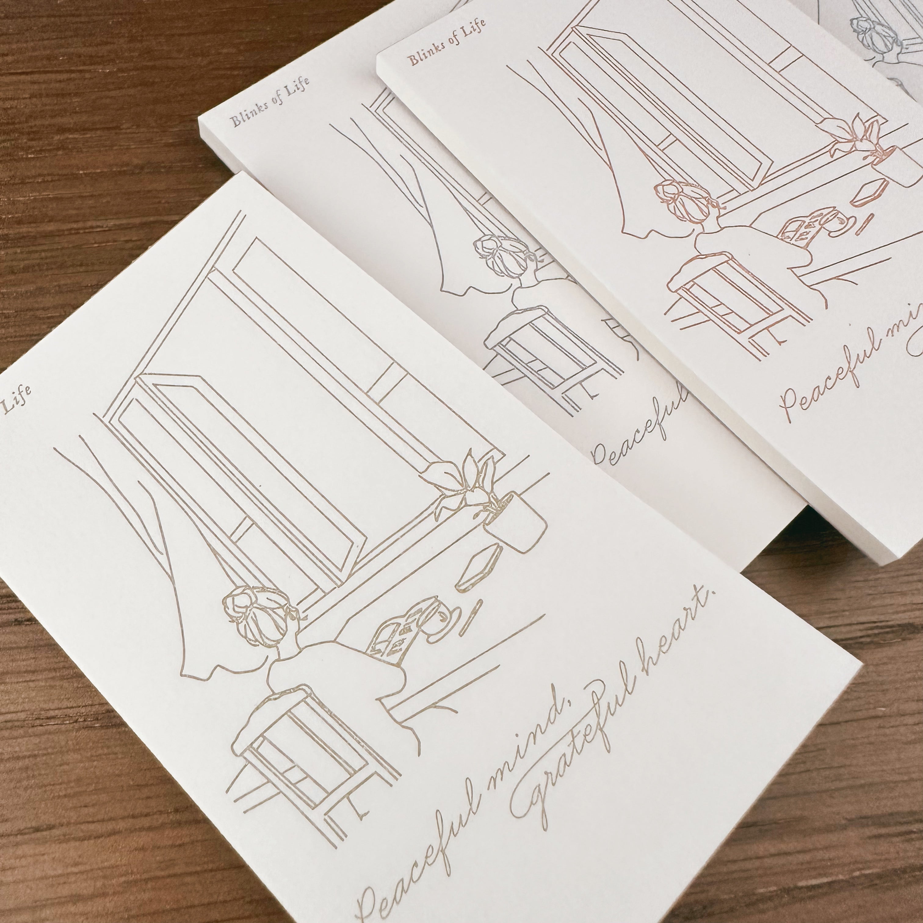 Blinks of Life - BOL - Letterpress Label Book