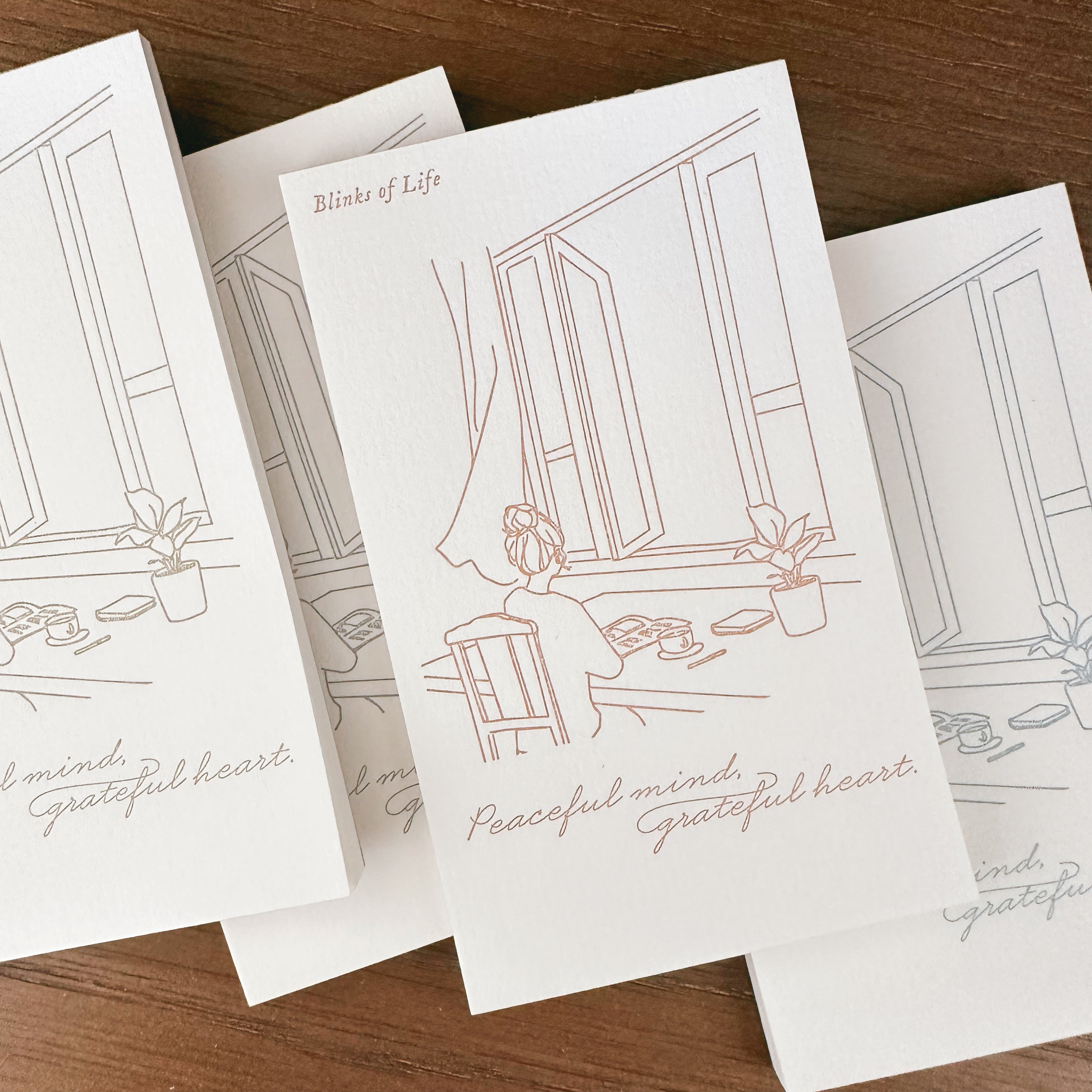 Blinks of Life - BOL - Letterpress Label Book