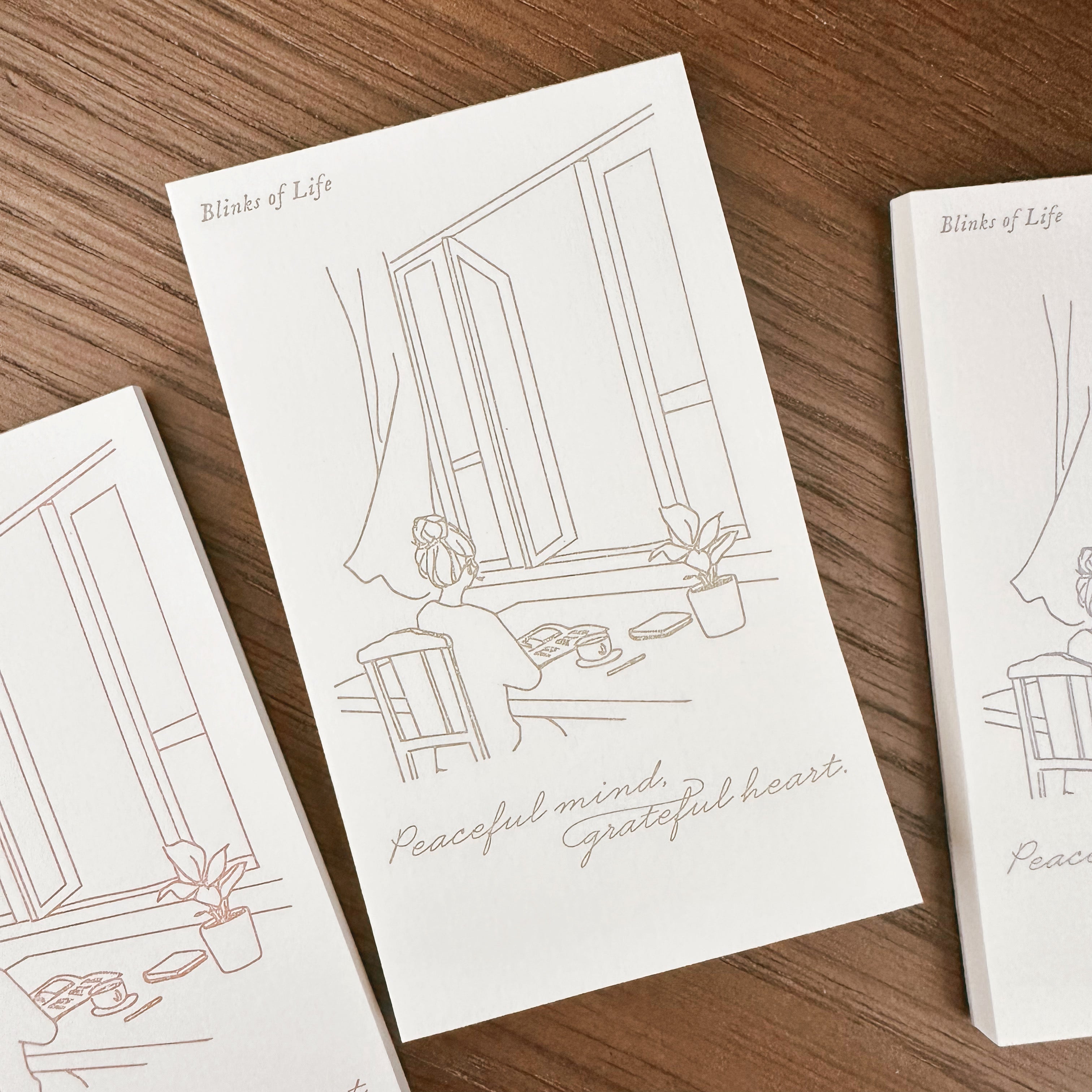 Blinks of Life - BOL - Letterpress Label Book