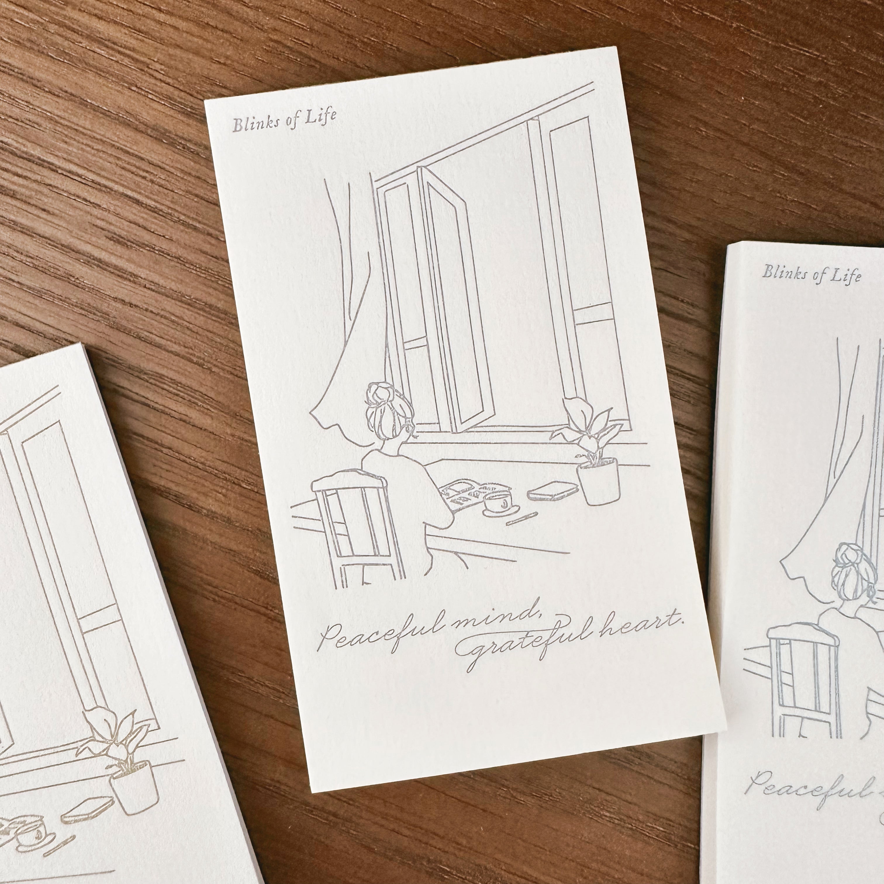 Blinks of Life - BOL - Letterpress Label Book