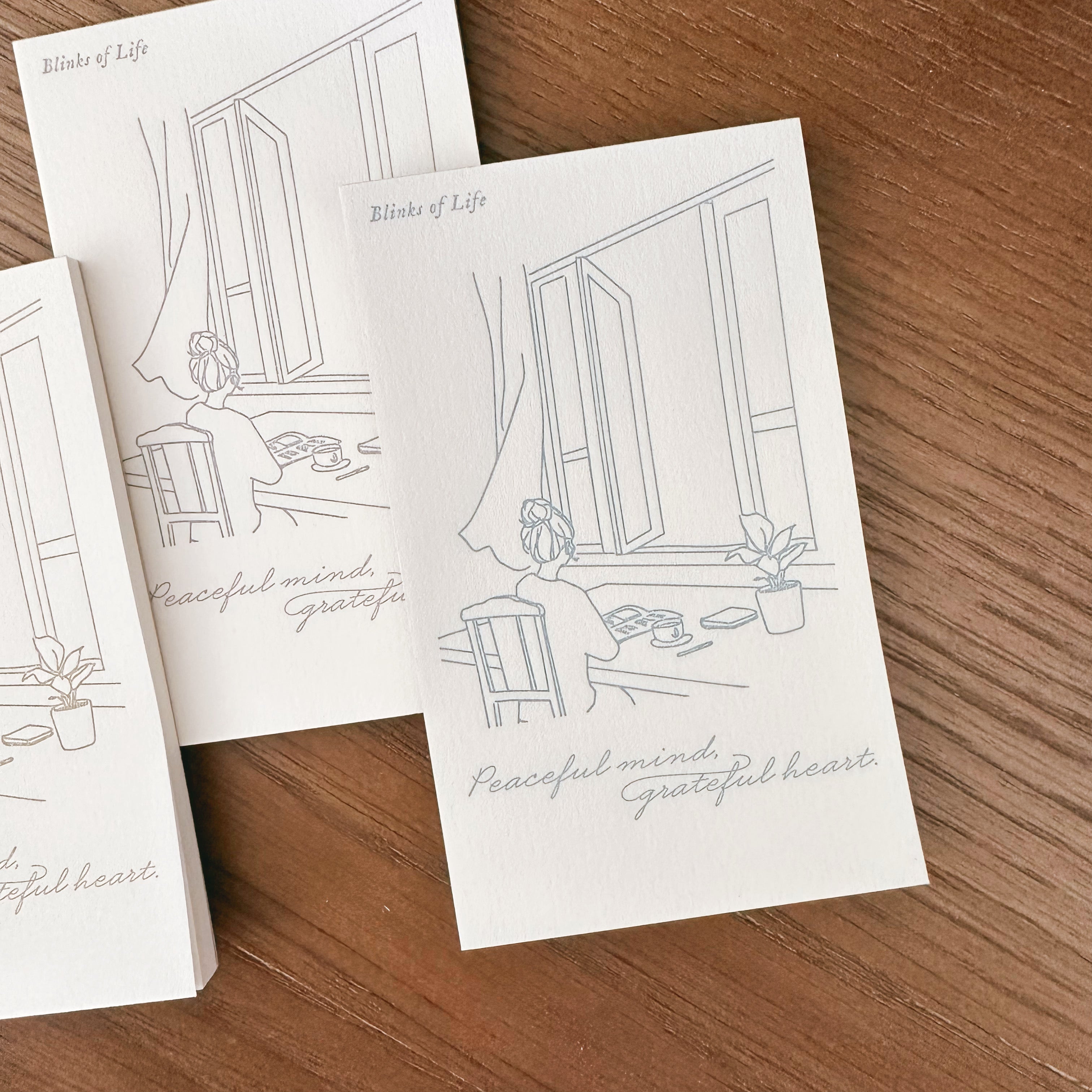 Blinks of Life - BOL - Letterpress Label Book