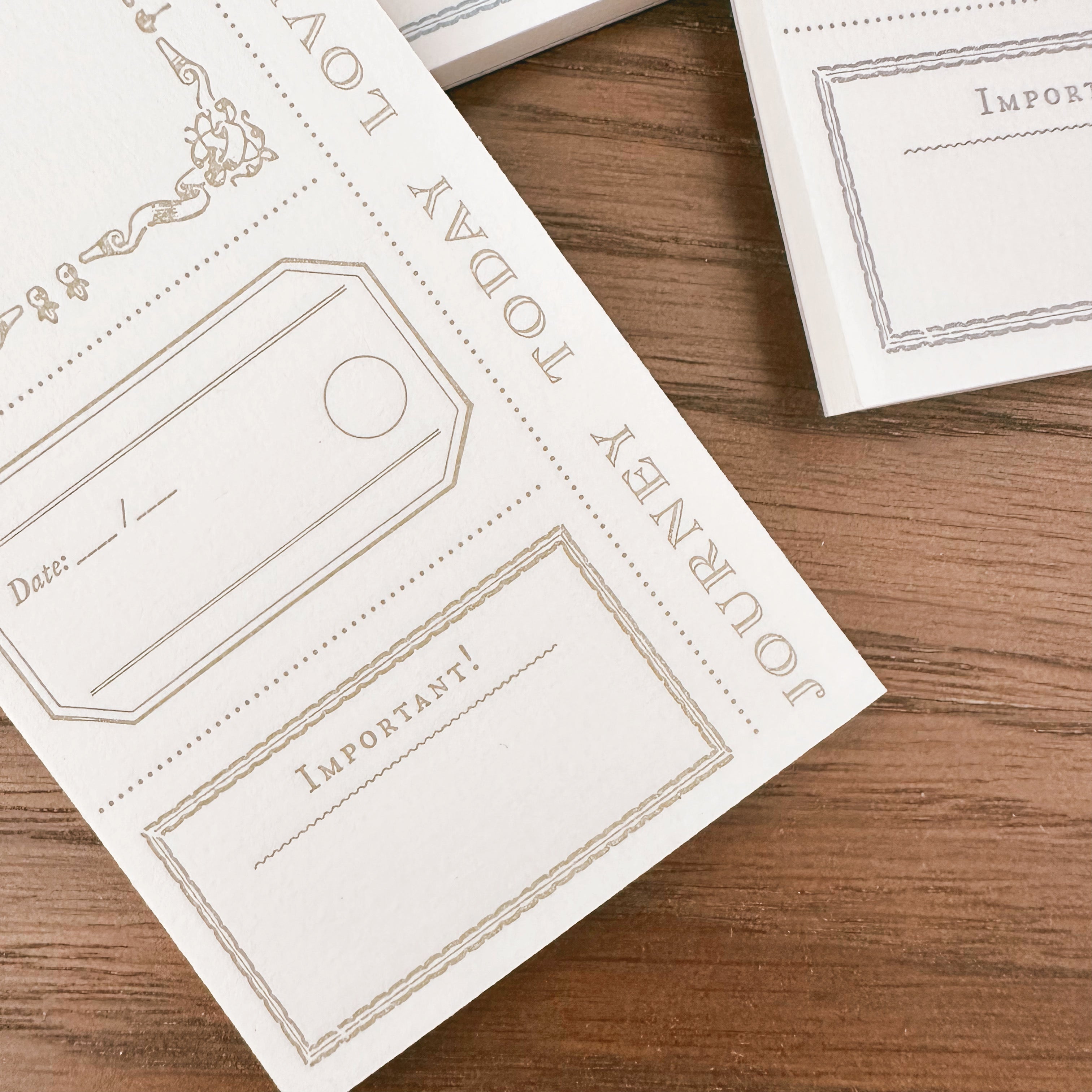 Blinks of Life - BOL - Letterpress Label Book