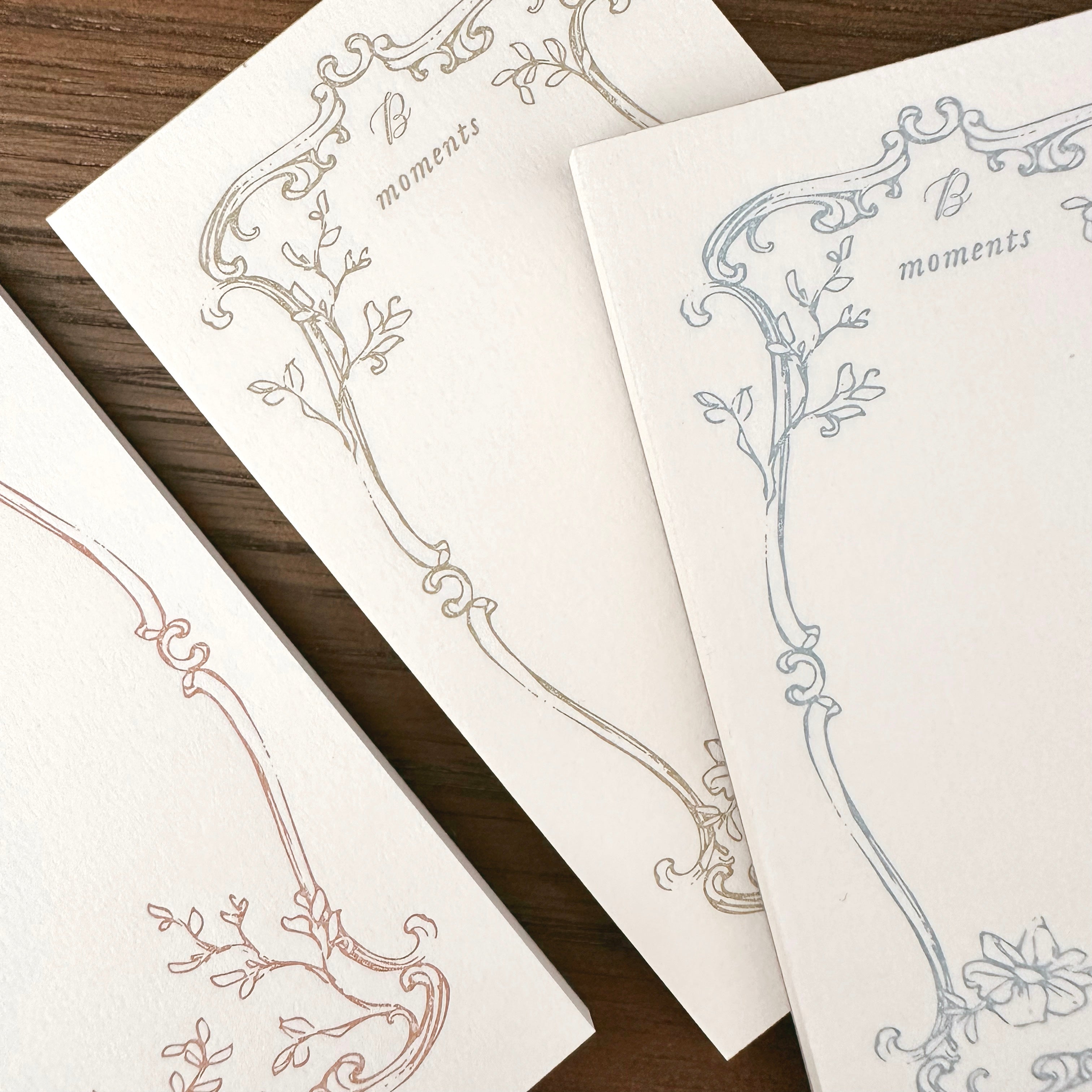 Blinks of Life - BOL - Letterpress Label Book