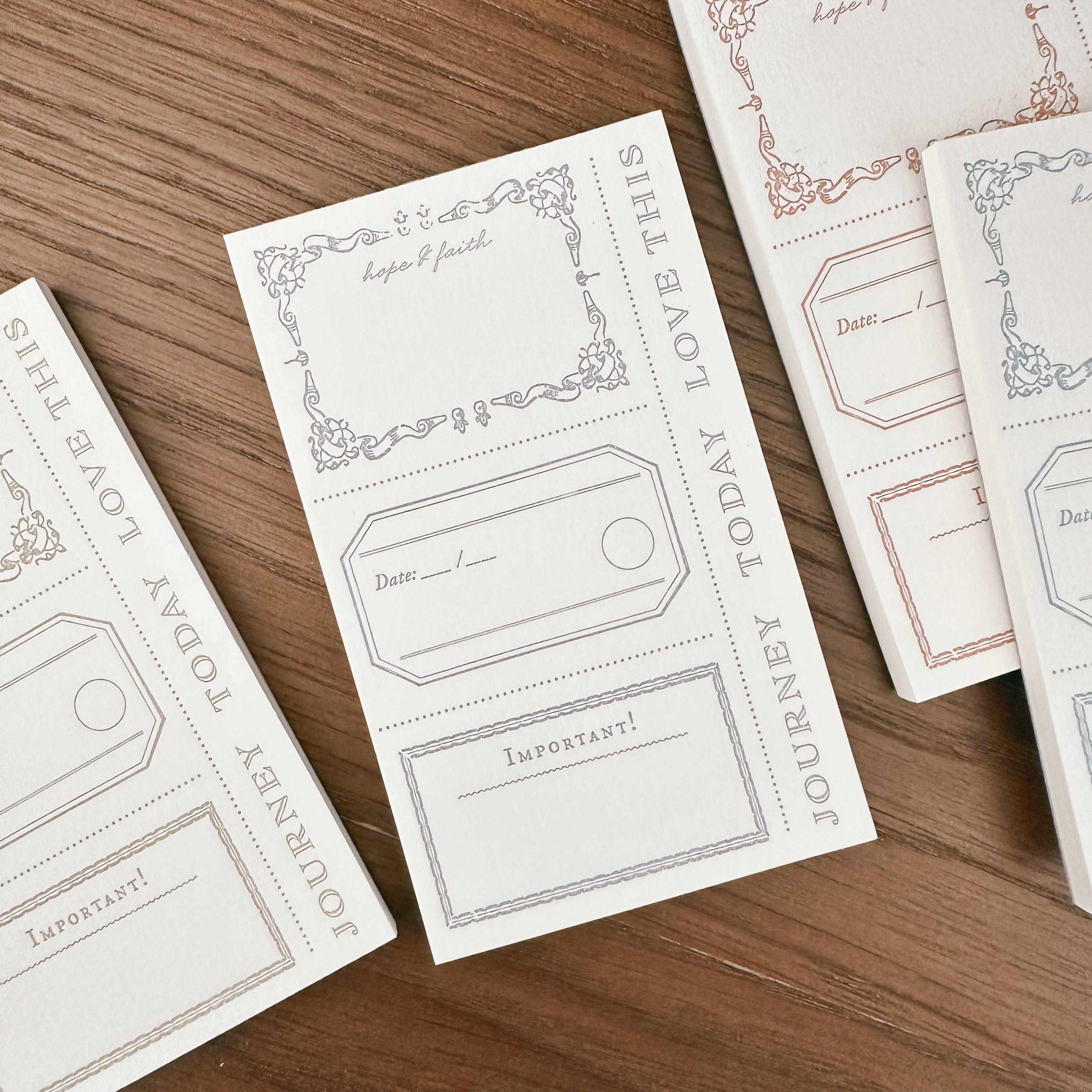 Blinks of Life - BOL - Letterpress Label Book