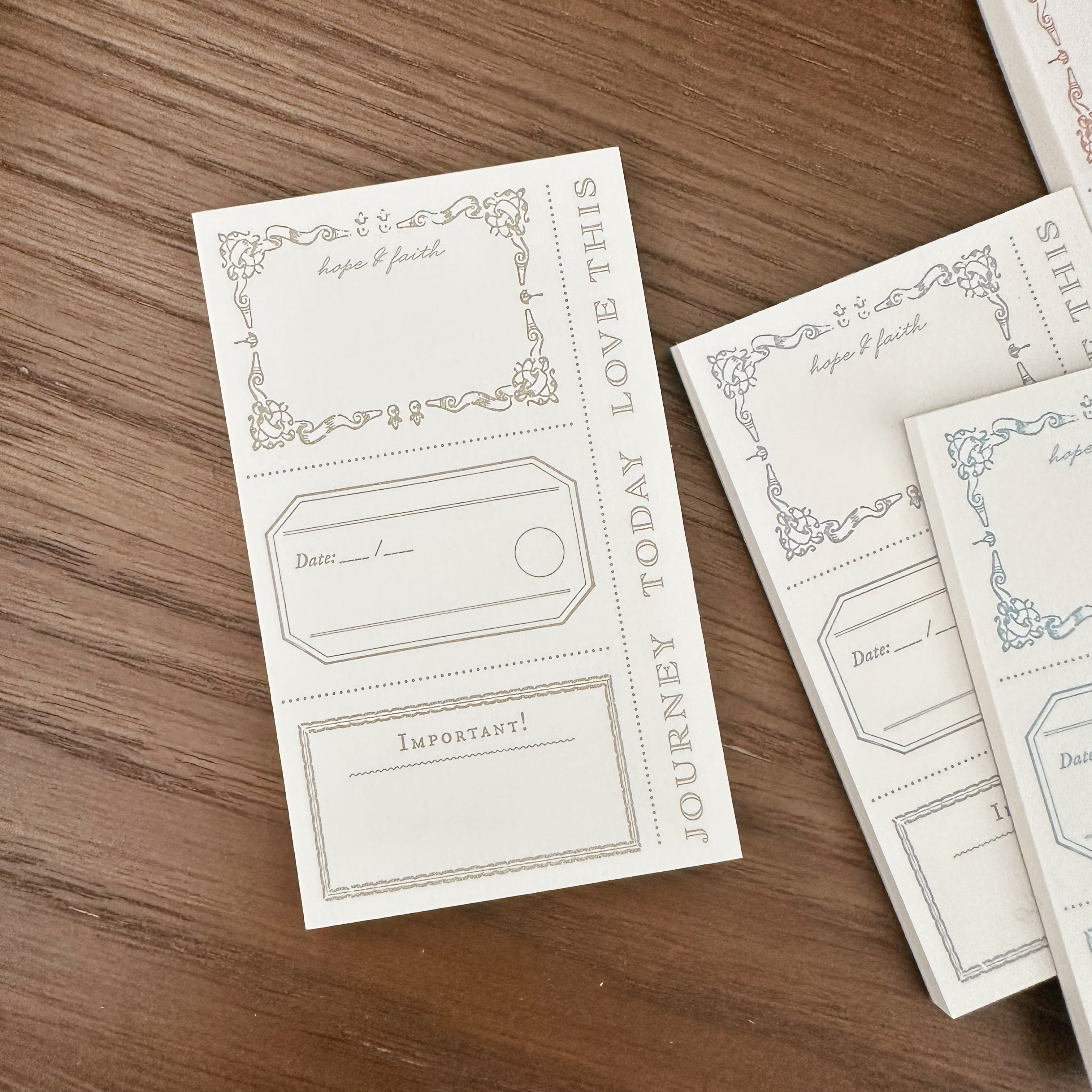 Blinks of Life - BOL - Letterpress Label Book