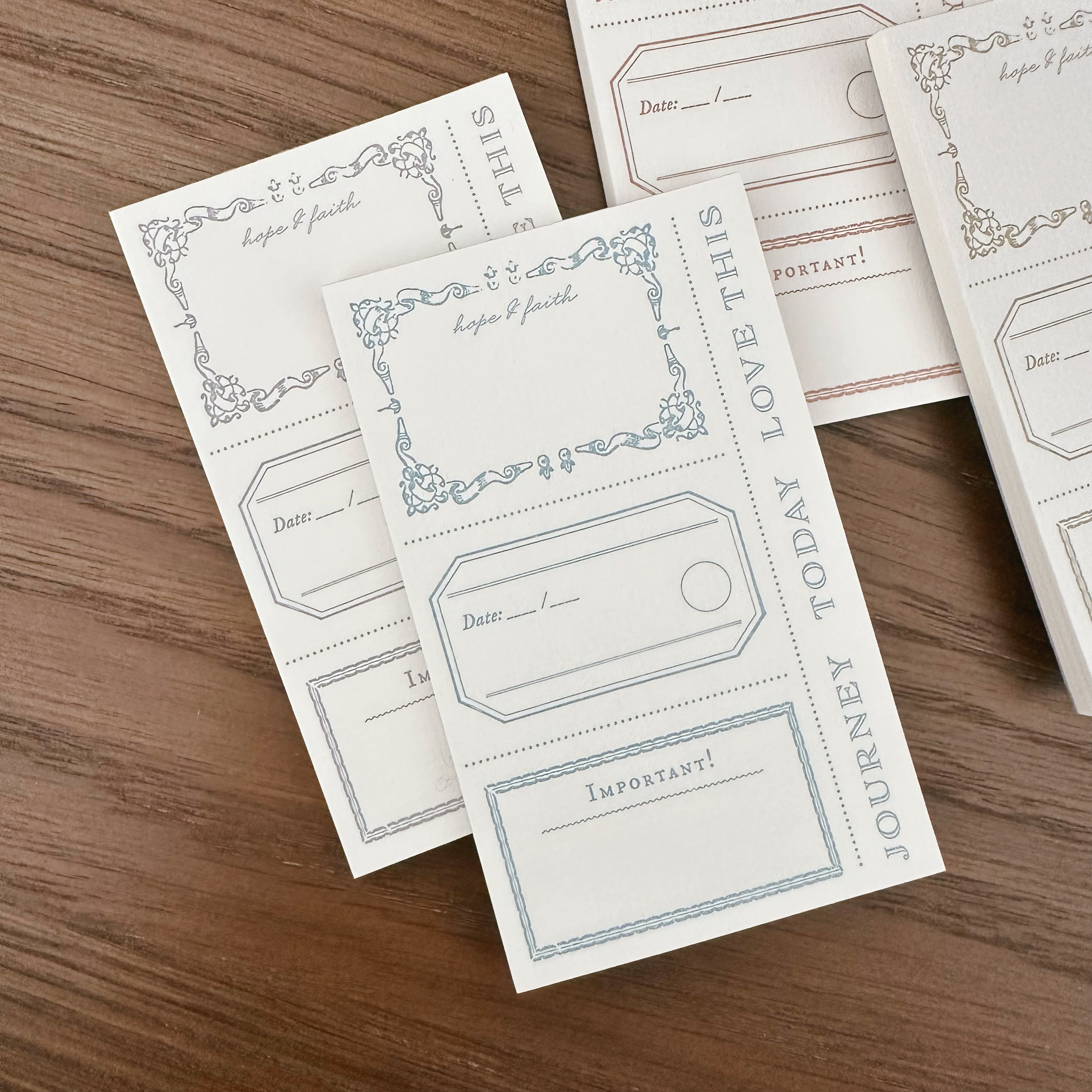 Blinks of Life - BOL - Letterpress Label Book