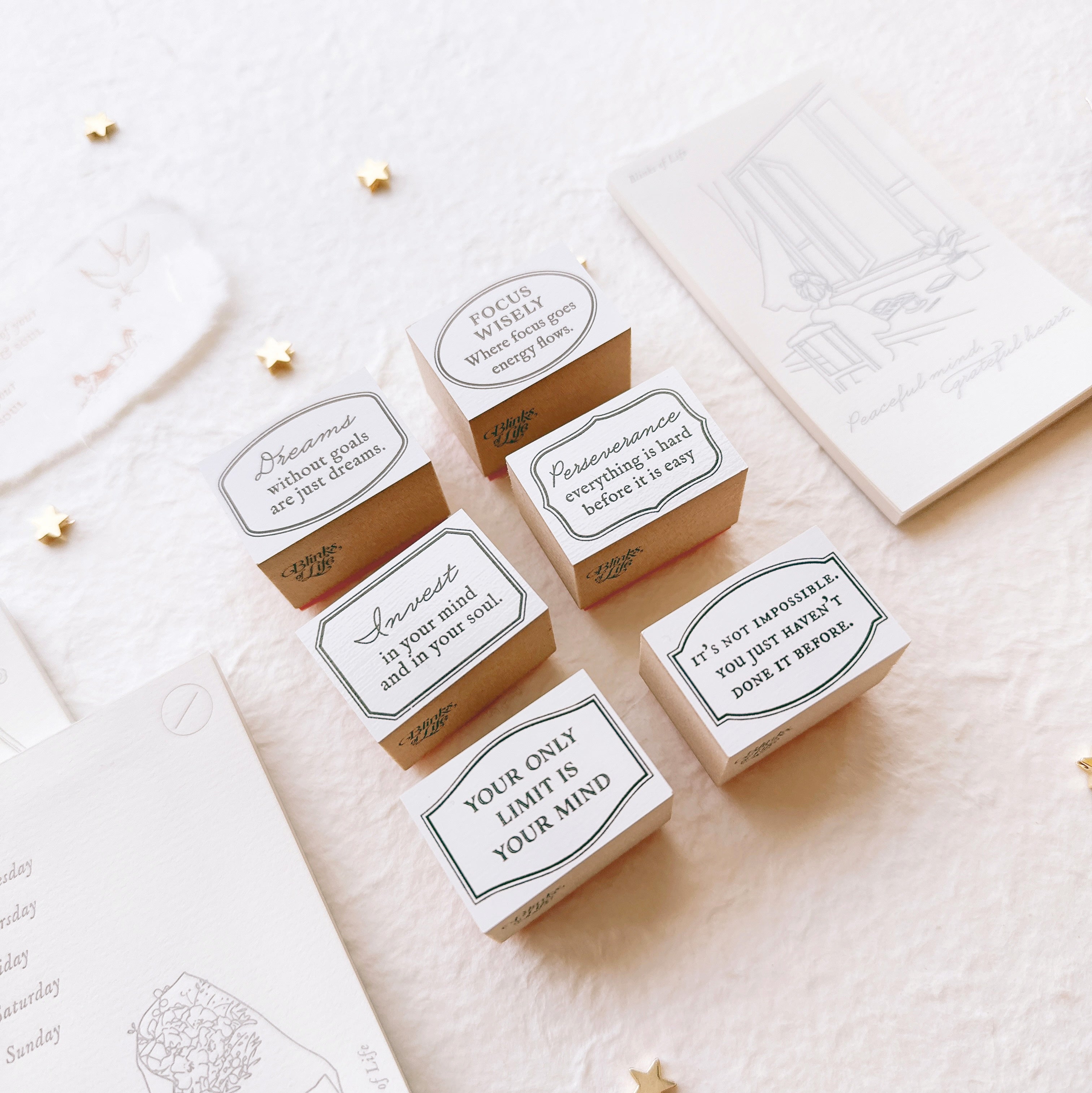 Blinks of Life - BOL - Vintage Mini Frames with Quotes