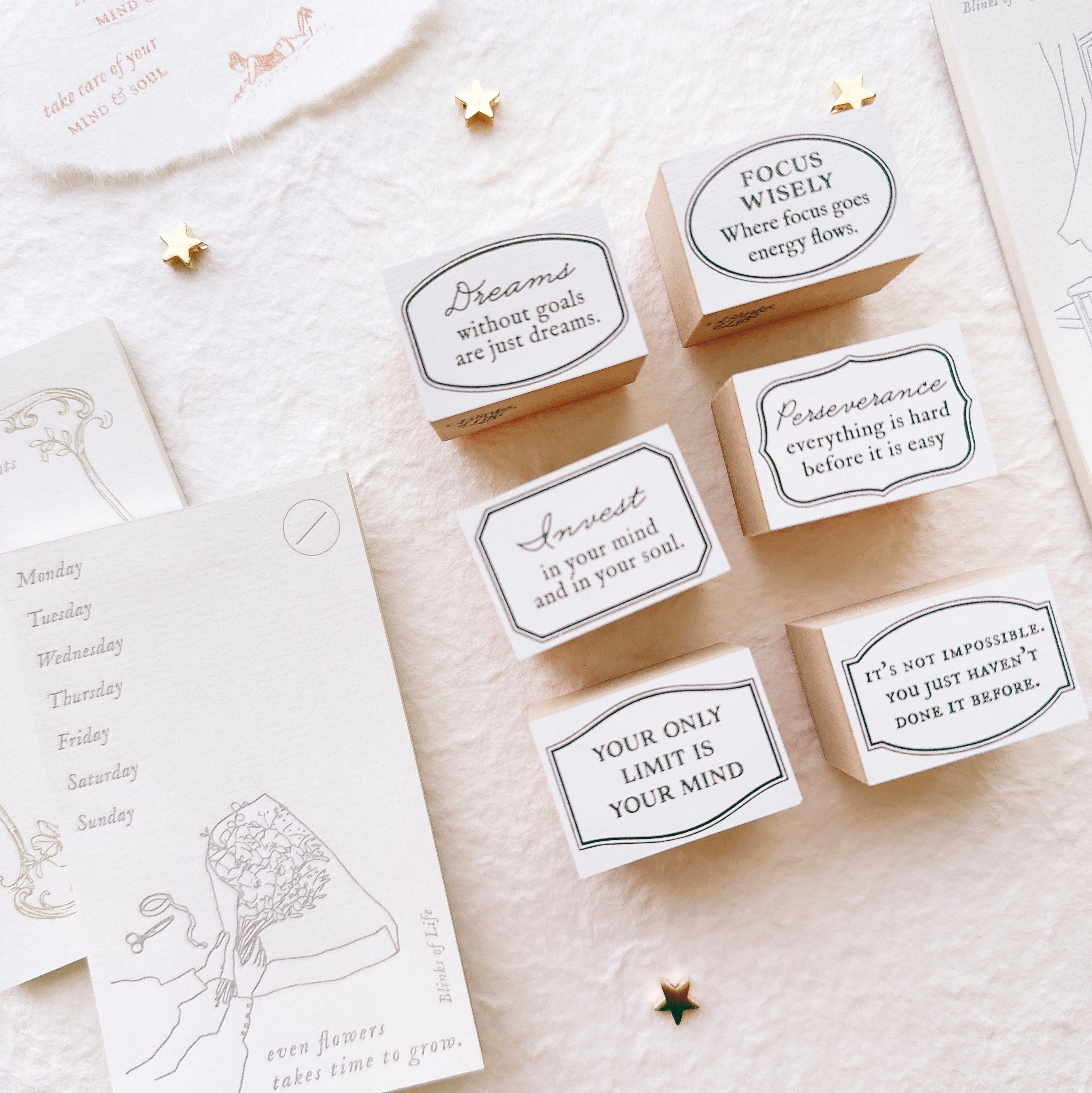 Blinks of Life - BOL - Vintage Mini Frames with Quotes